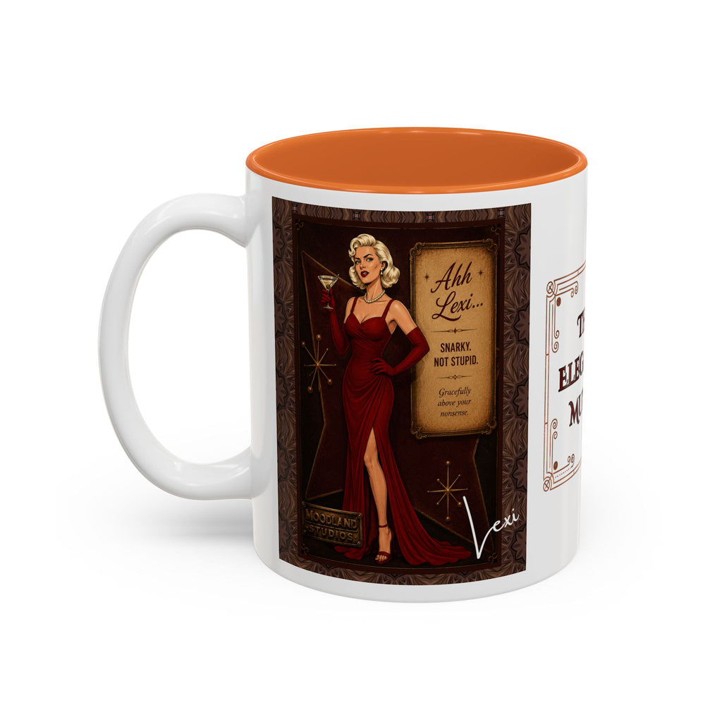 Lexi Accent Coffee Mug — Two-Tone Coffee Cup (11oz)