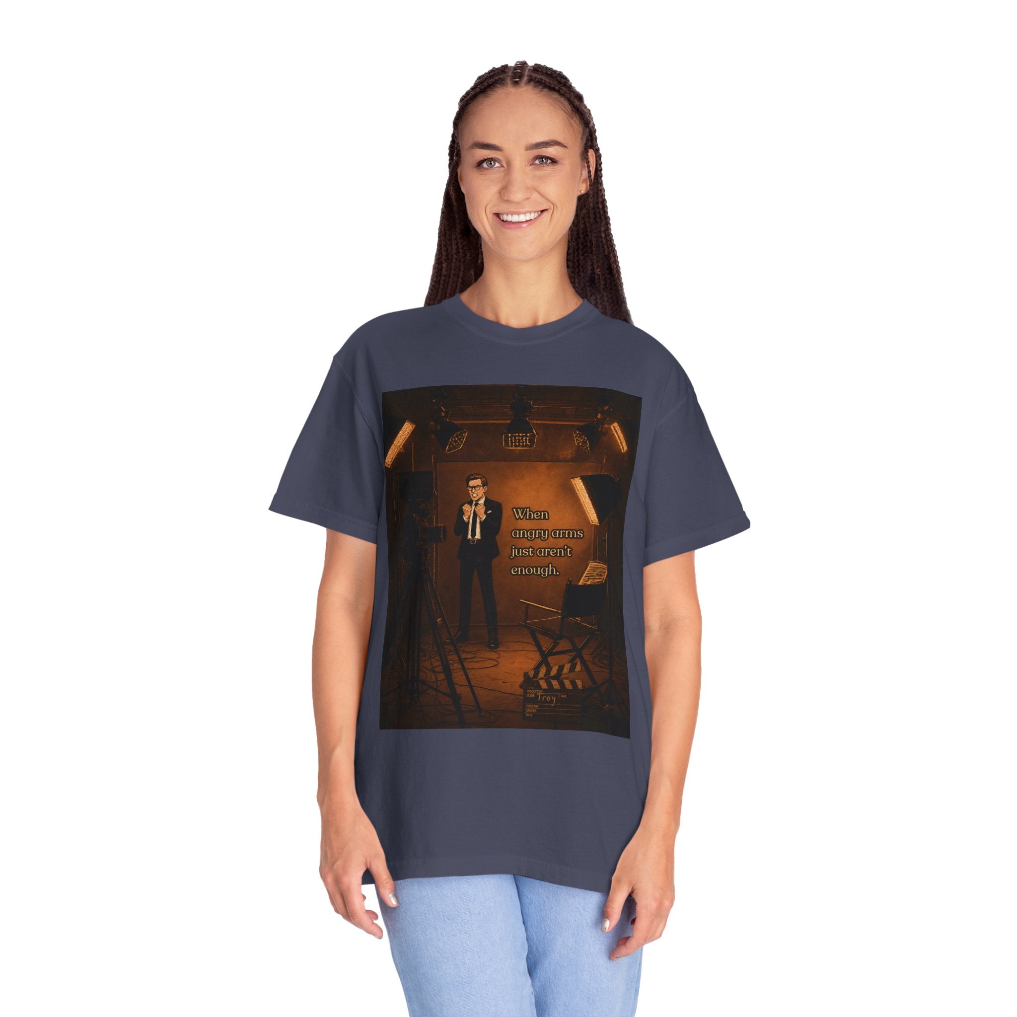 Troy's Angry Arms Retro T-Shirt — Vintage Style Graphic Tee