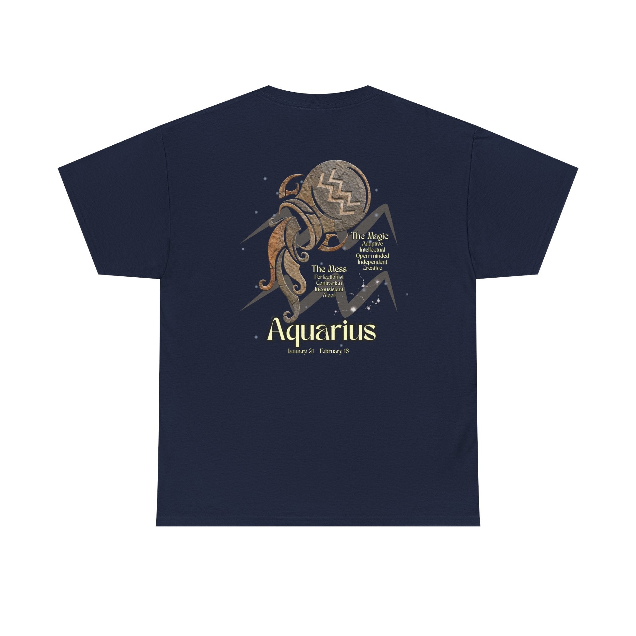 The Zodiac Society Astrology T-Shirt — Aquarius Graphic Tee