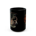 Cancer Black Studio Mug — Zodiac Society Coffee Cup (15oz)
