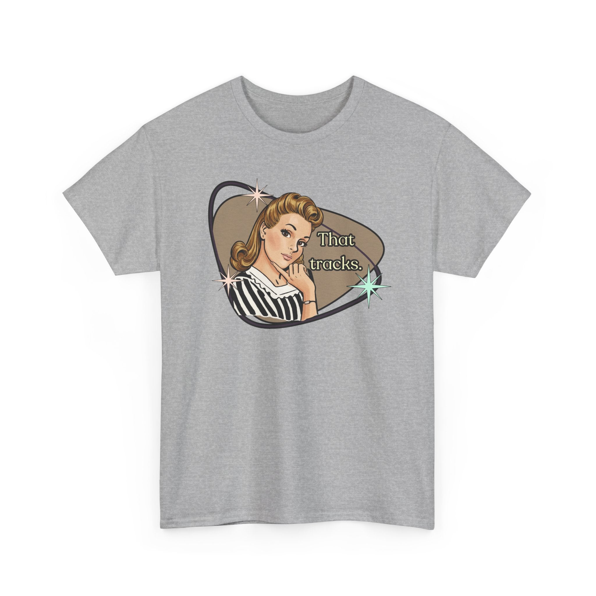 That Tracks Retro T-Shirt  —  Vintage Style Graphic Tee
