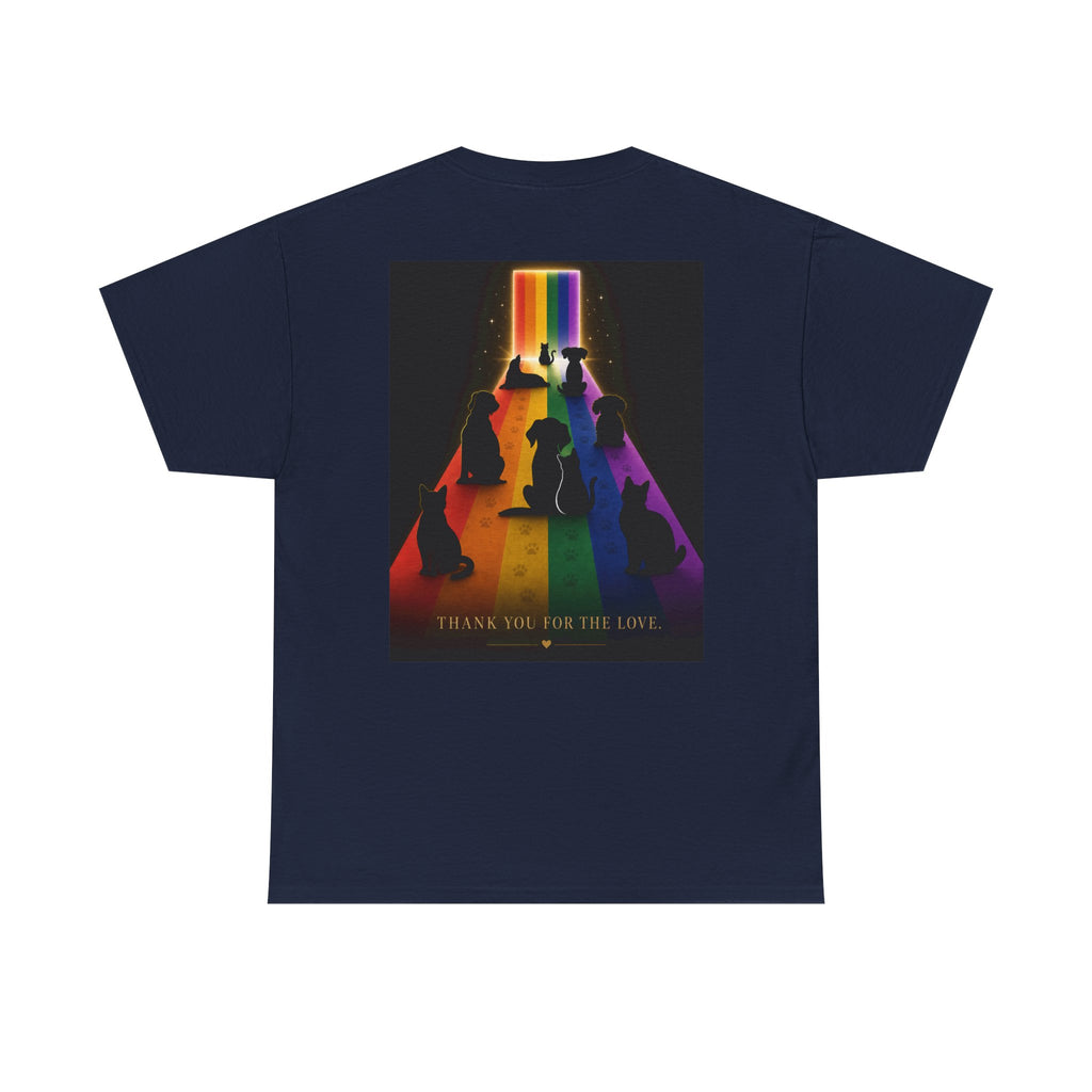 Rainbow Bridge Tribute Graphic Tee— Thank You For the Love
