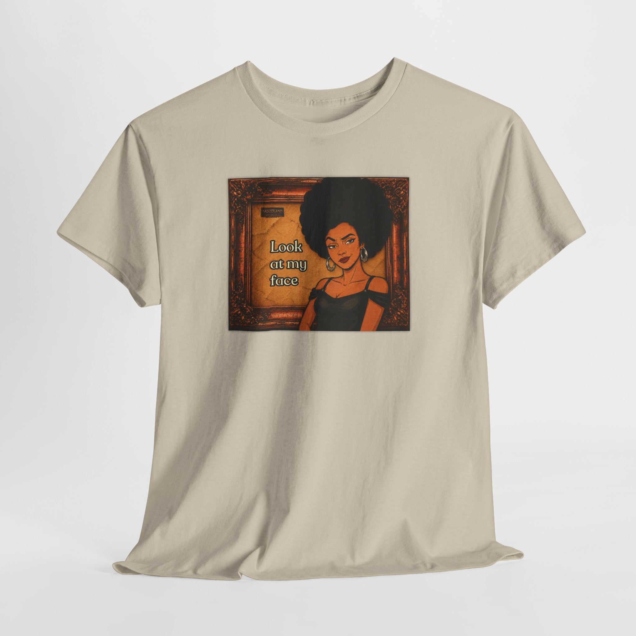 Look at My Face Retro T-Shirt — Vintage Style Sheila Mood Graphic Tee