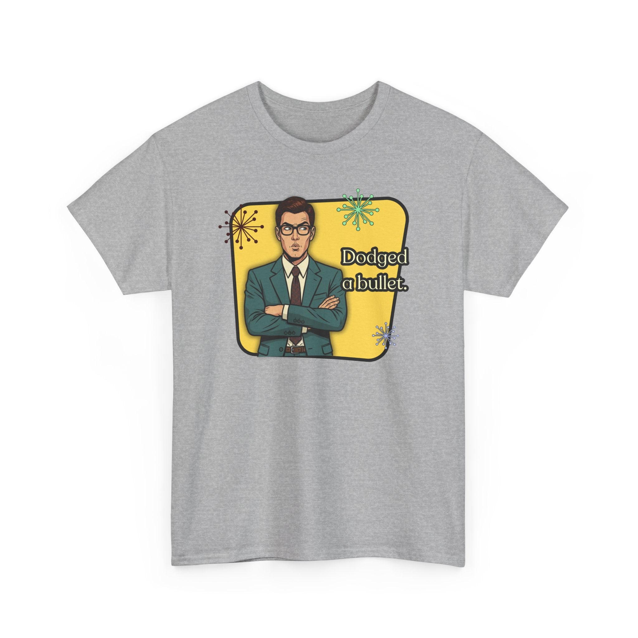 Dodged A Bullet Retro T‑Shirt — Vintage Style Graphic Tee
