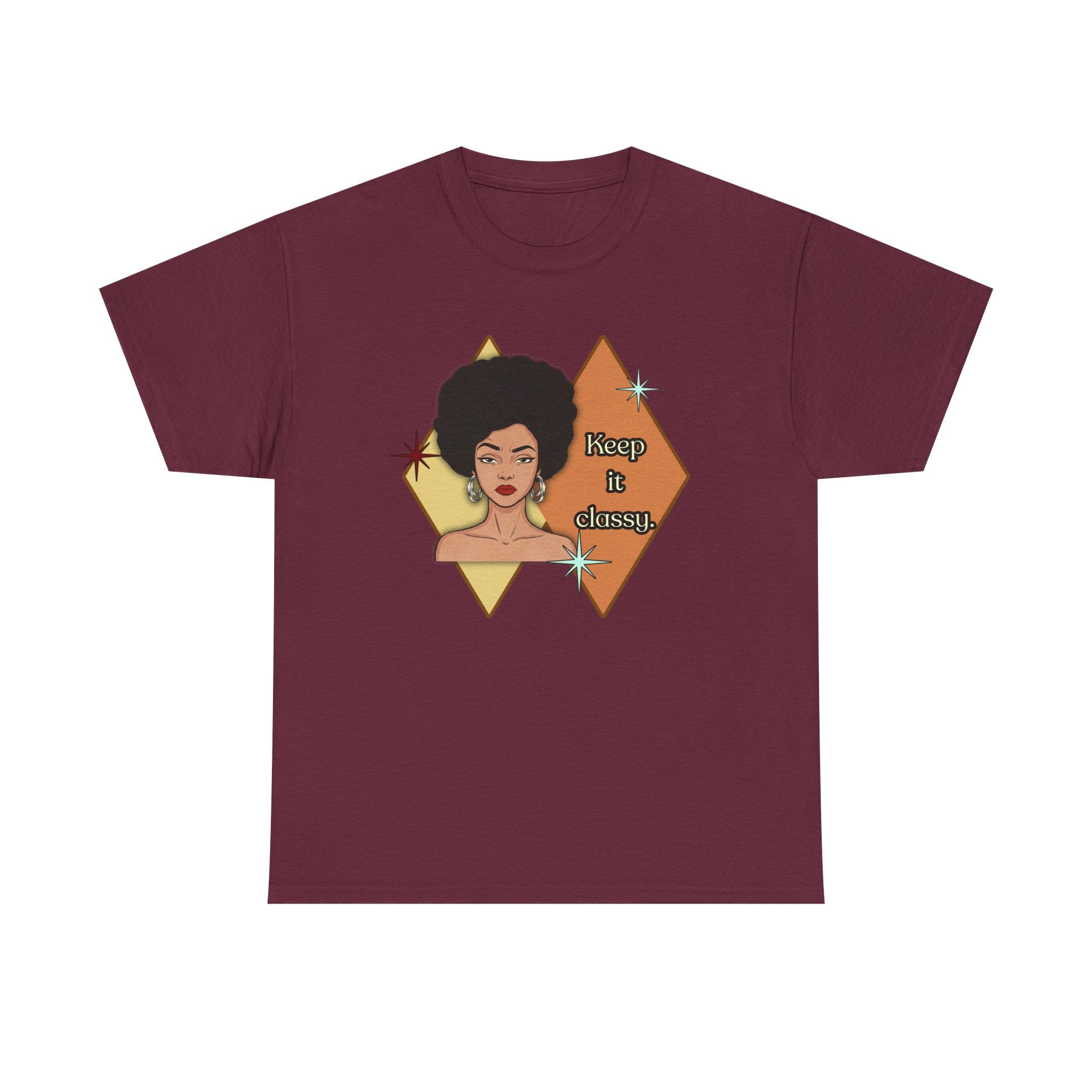 Keep It Classy Retro Tee — Vintage Style Graphic Tee