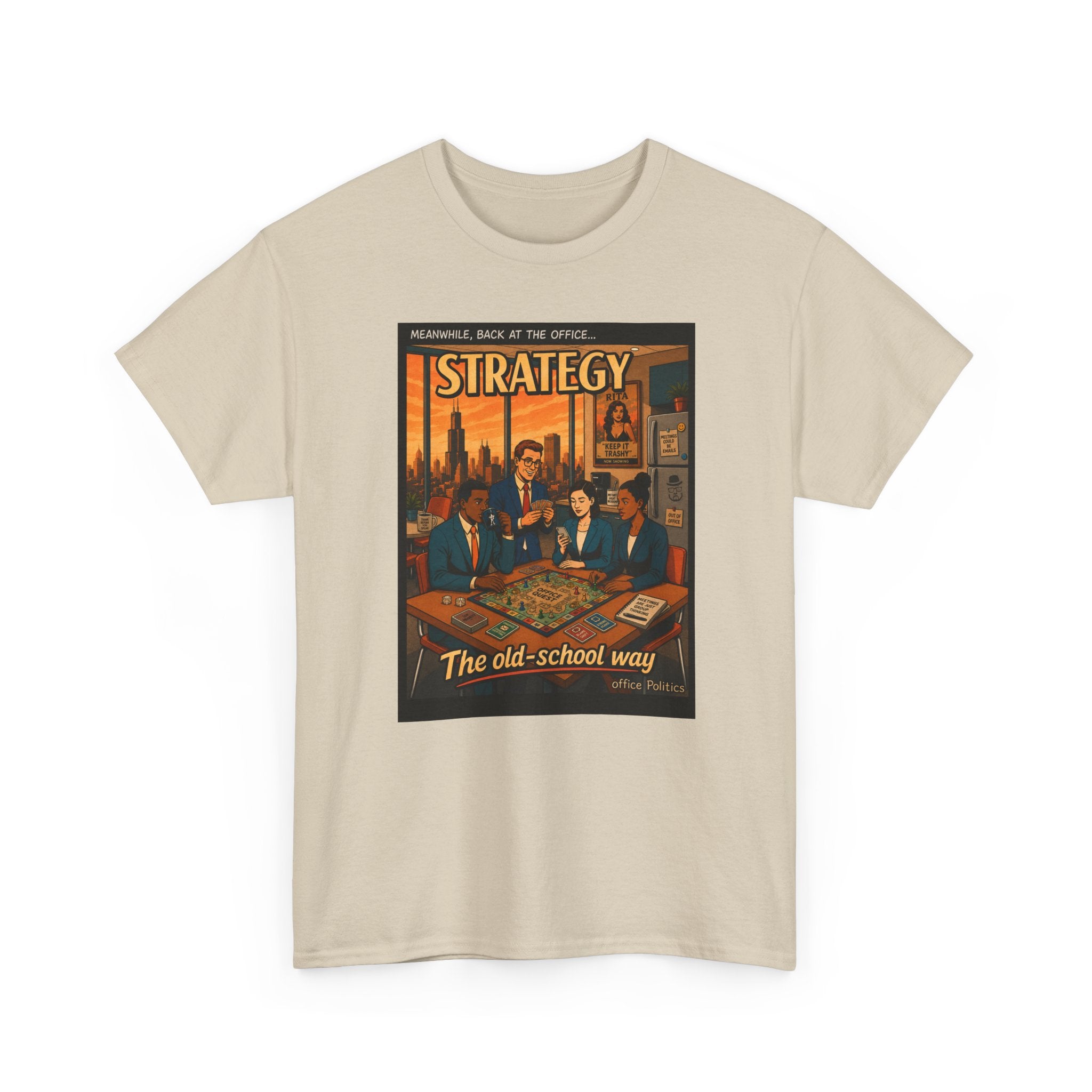 Strategy Retro T-Shirt — office Politics Graphic Tee
