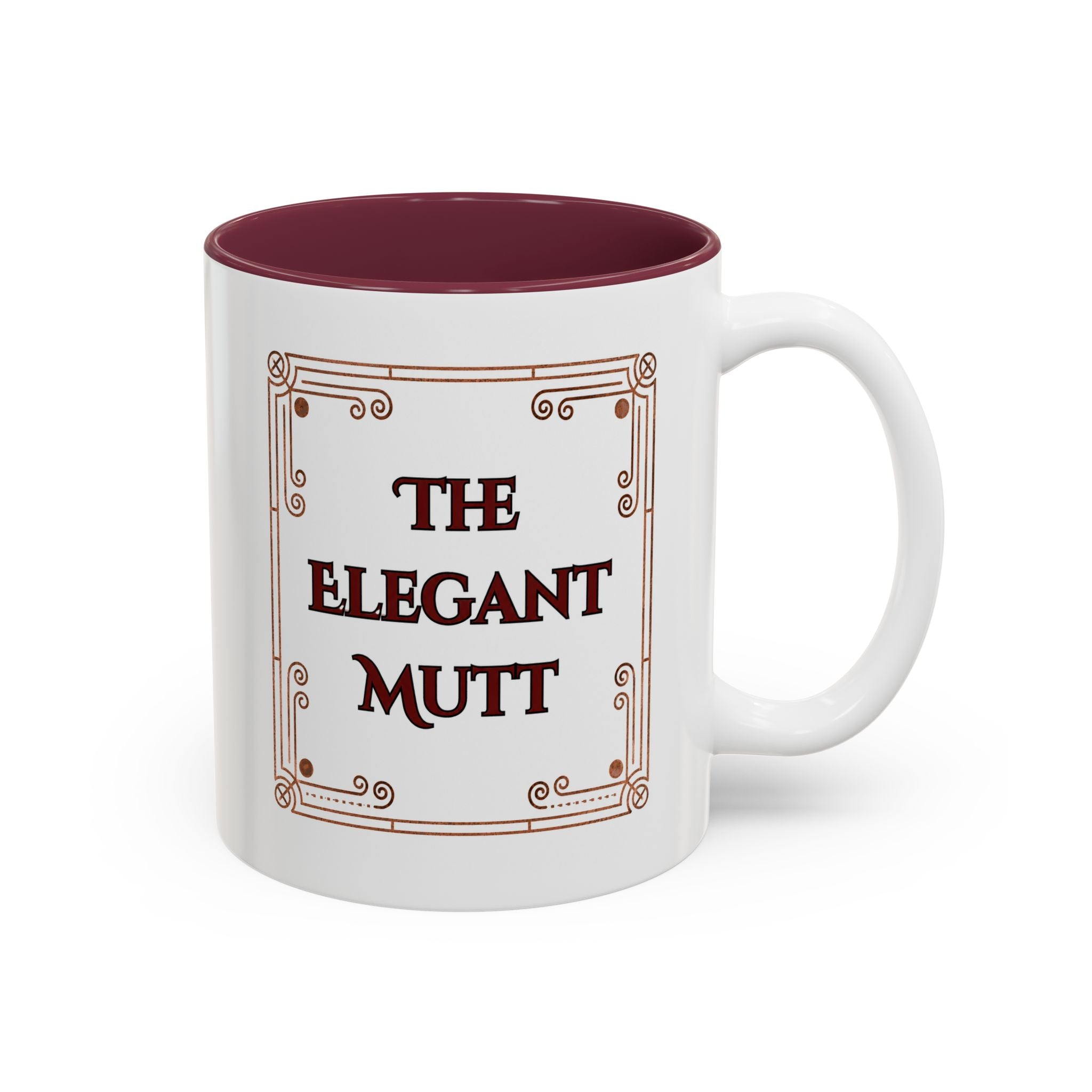 Motivational Vintage Quote Mug — Two-Tone Accent Coffee Cup (11oz/15oz)