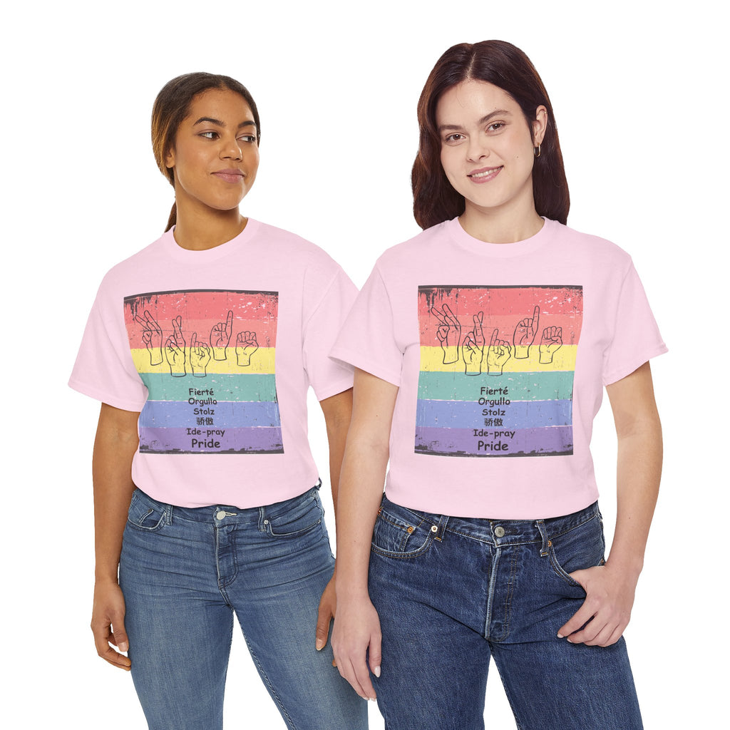 Pride Language - Rainbow Graphic Tee