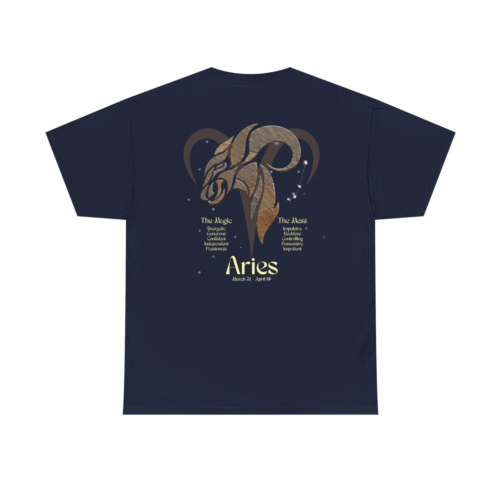 The Zodiac Society Astrology T‑Shirt — Aries Graphic Tee