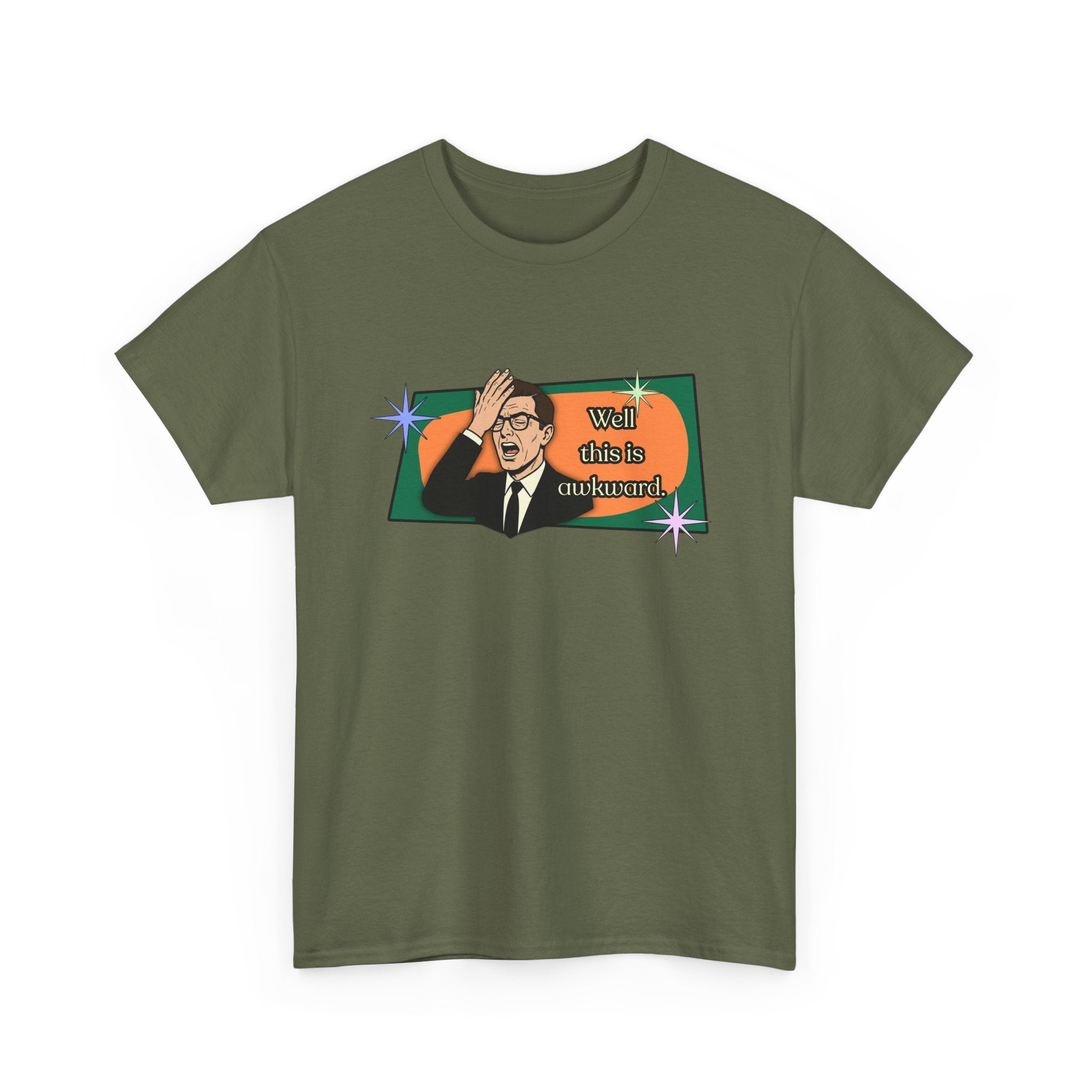 Well That Was Awkward Retro Tee — Vintage Style Graphic Tee