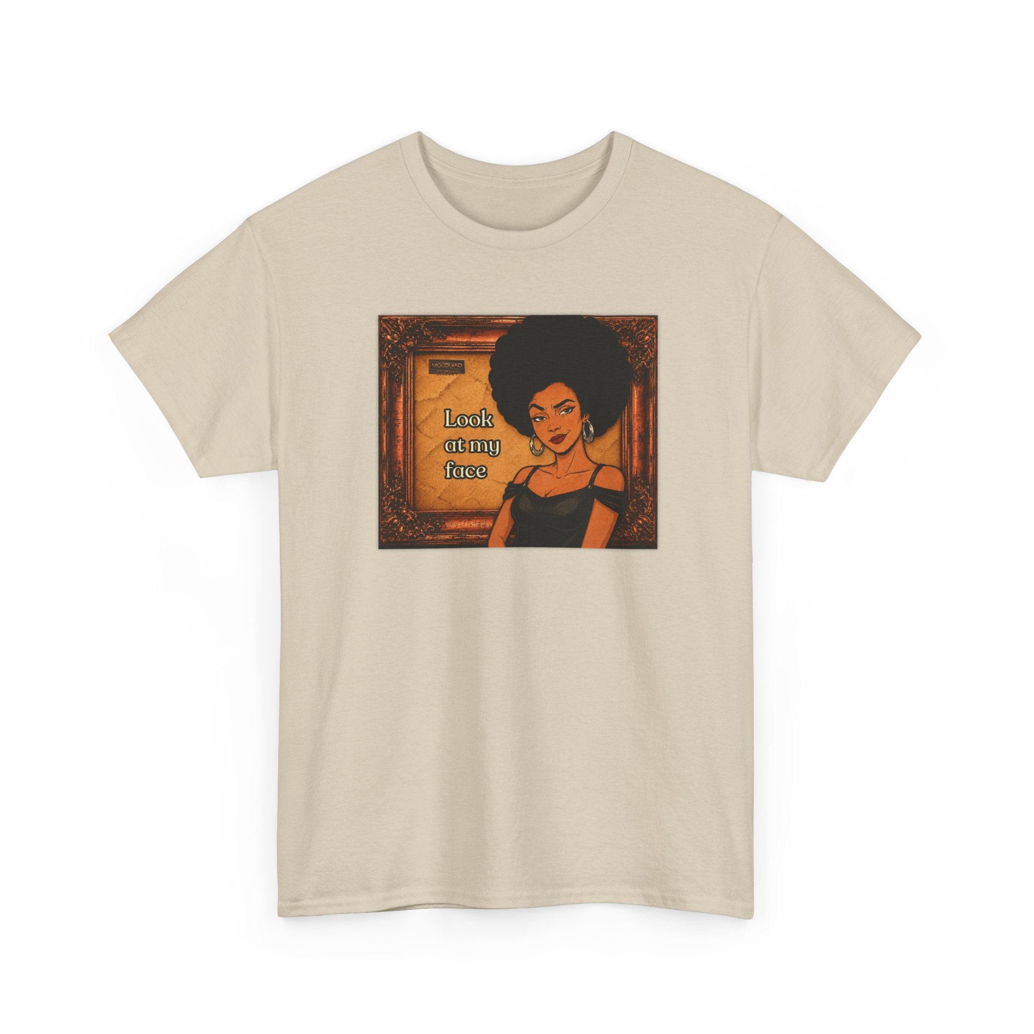 Look at My Face Retro T-Shirt — Vintage Style Sheila Mood Graphic Tee