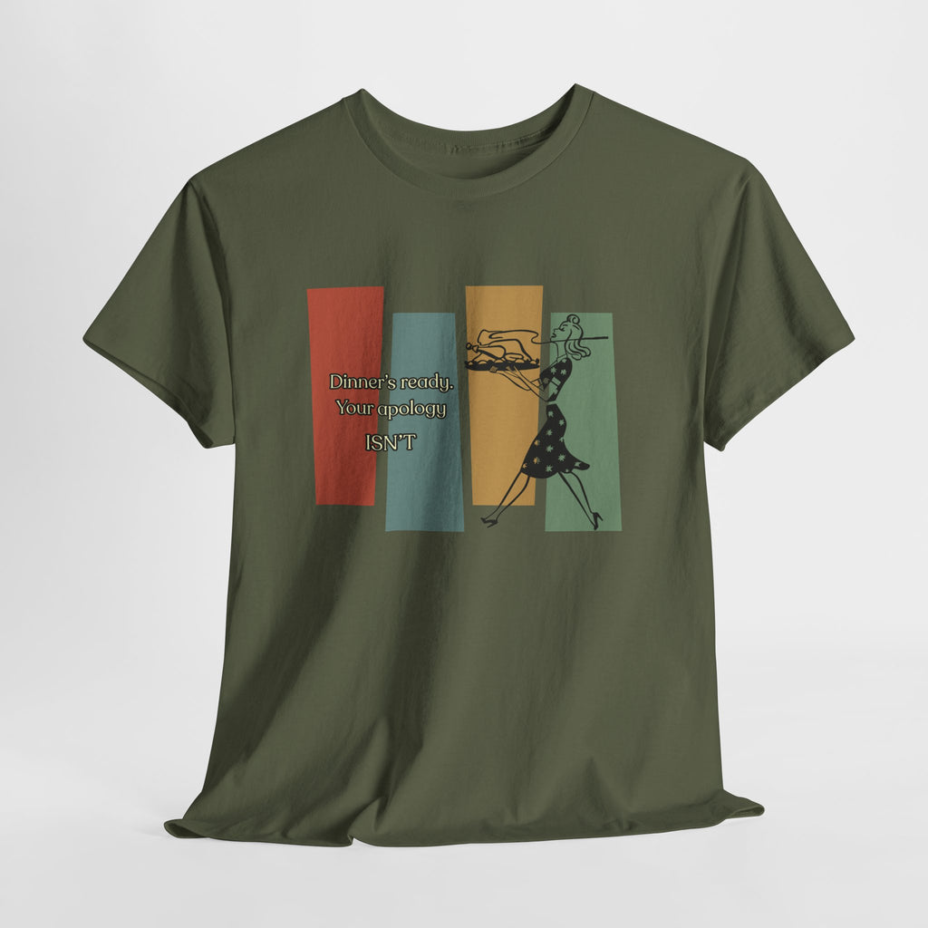 "Common Courtesy" Vintage, Graphic Tee – Dinner's Ready T-Shirt