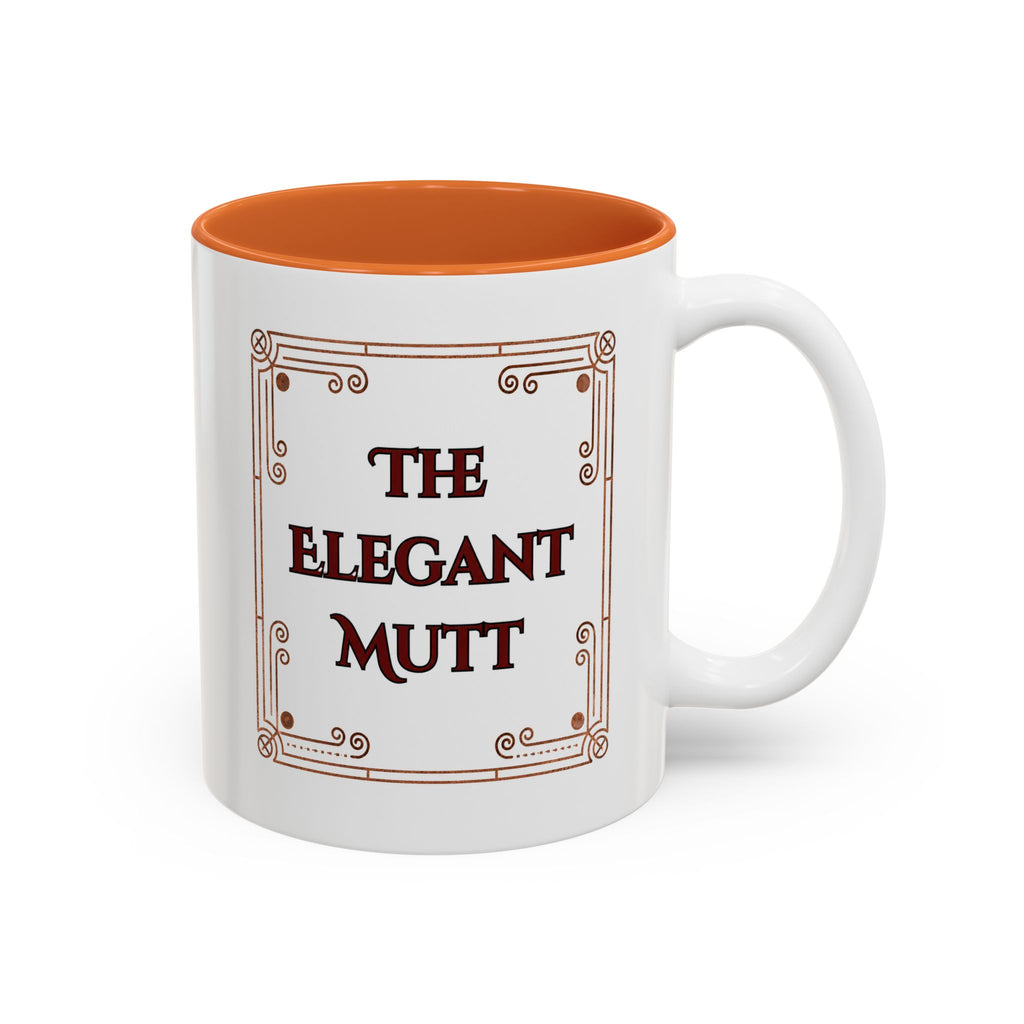 Motivational Vintage Quote Mug — Two-Tone Accent Coffee Cup (11oz/15oz)