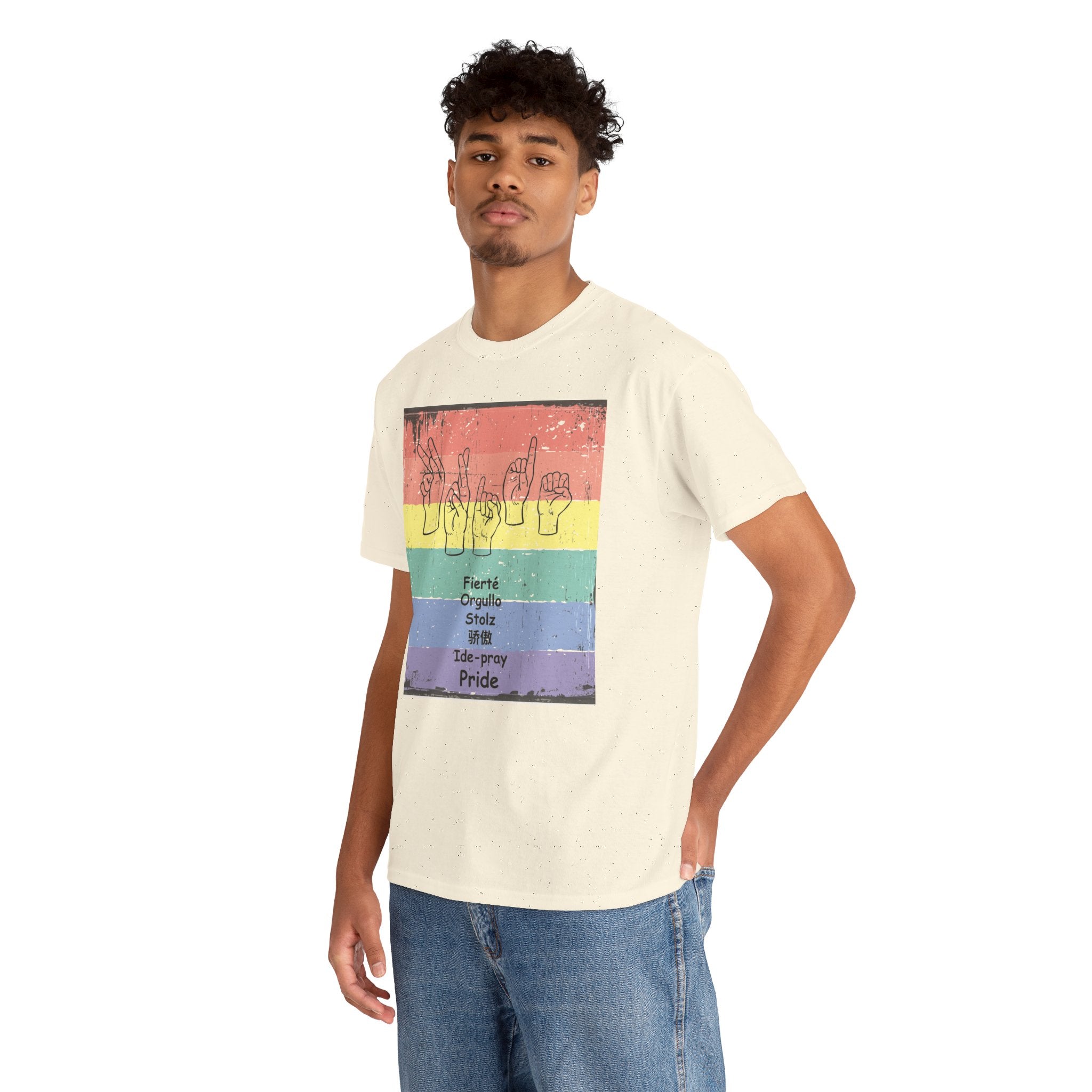 Pride Language - Rainbow Graphic Tee