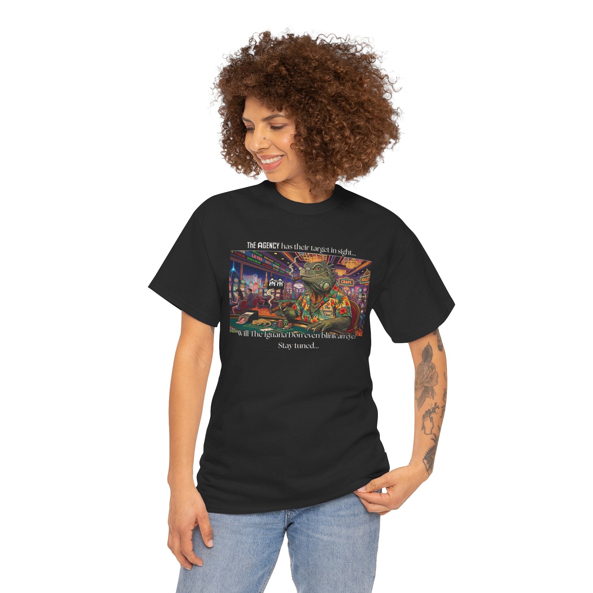 The Iguana Don T #2  -- Original Mob Boss Vegas Retro Graphic Tee