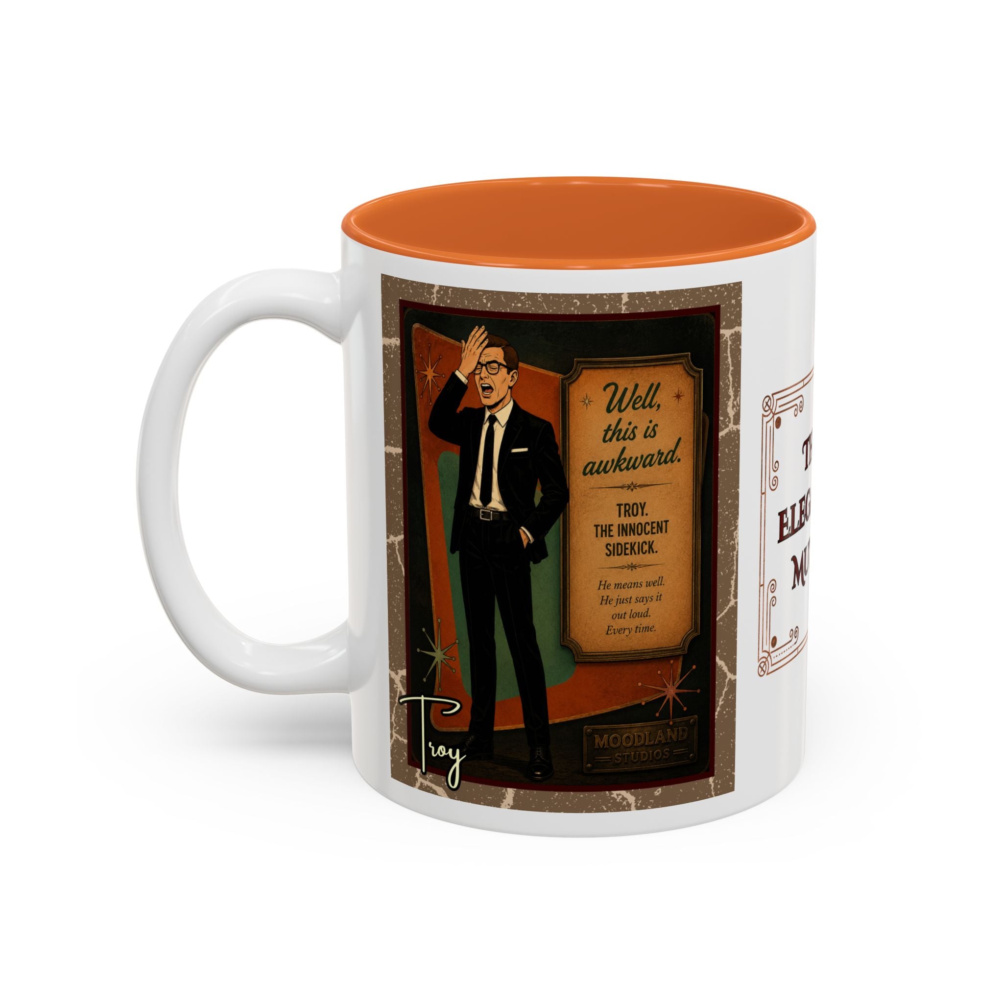 Troy Accent Mug - Two Tone Coffee Cup (11oz)