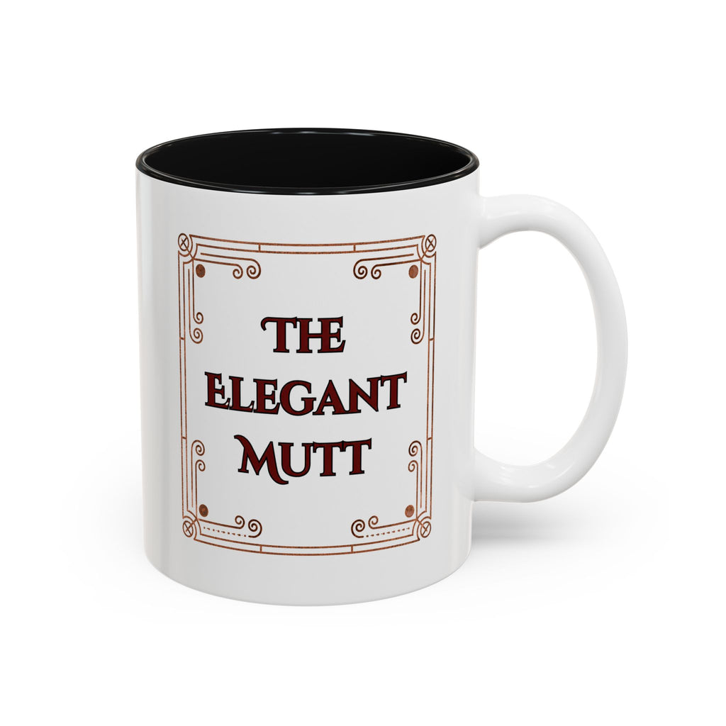 Motivational Vintage Quote Mug — Two-Tone Accent Coffee Cup (11oz/15oz)