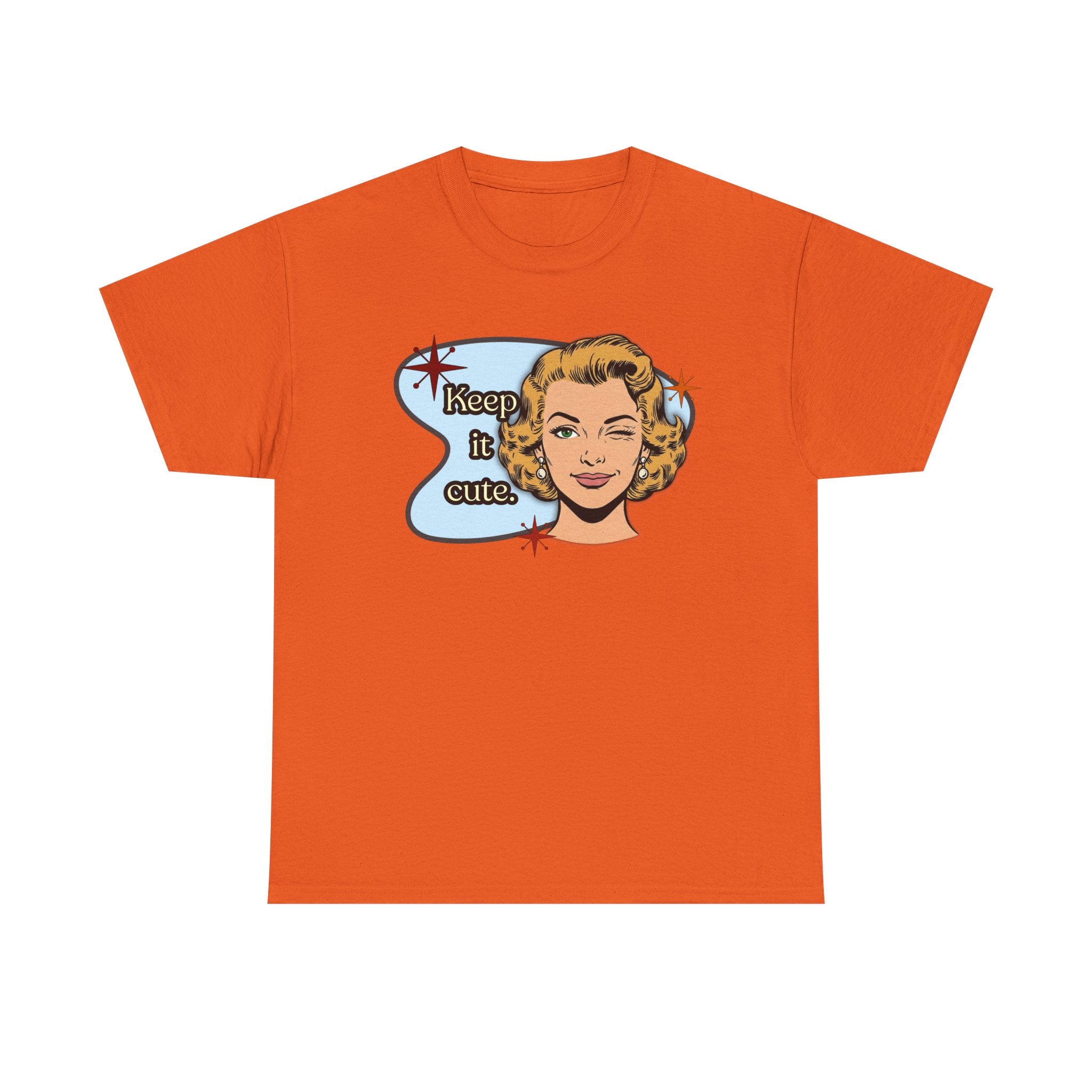 Keep It Cute Retro Tee — Vintage Style Graphic Tee
