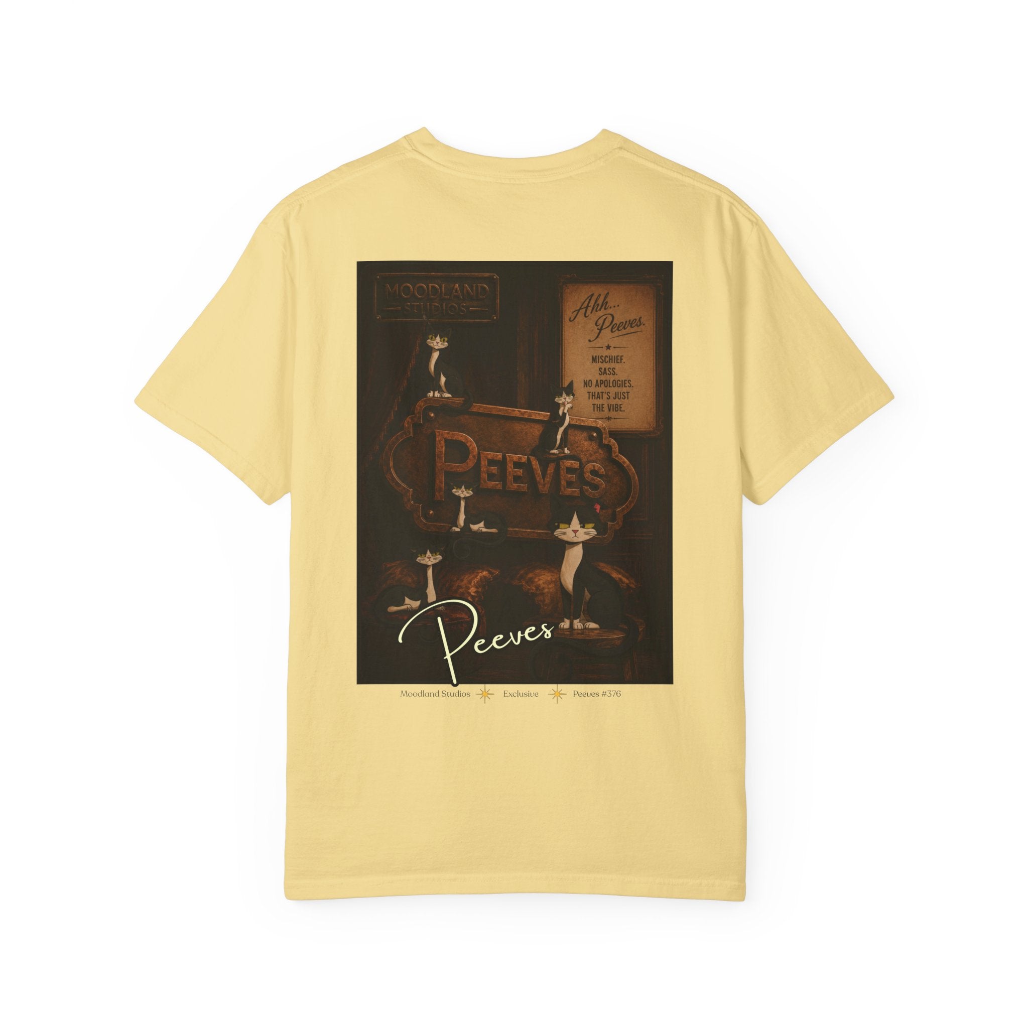 Moodland Studios Peeves Retro T‑Shirt — Vintage Studio Poster Tee