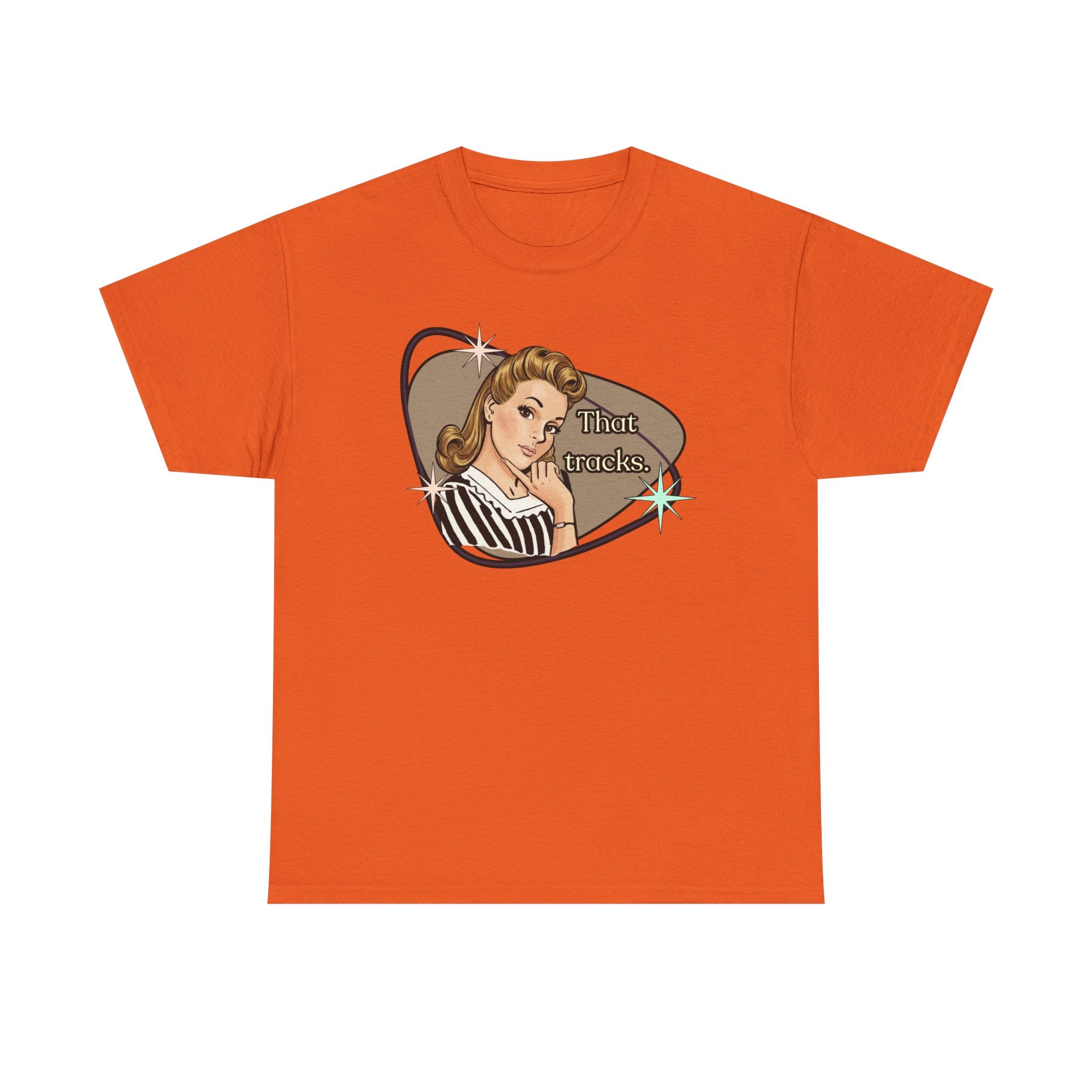 That Tracks Retro T-Shirt  —  Vintage Style Graphic Tee