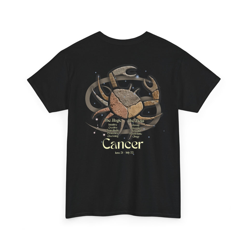 The Zodiac Society Astrology T‑Shirt – Cancer Graphic Tee