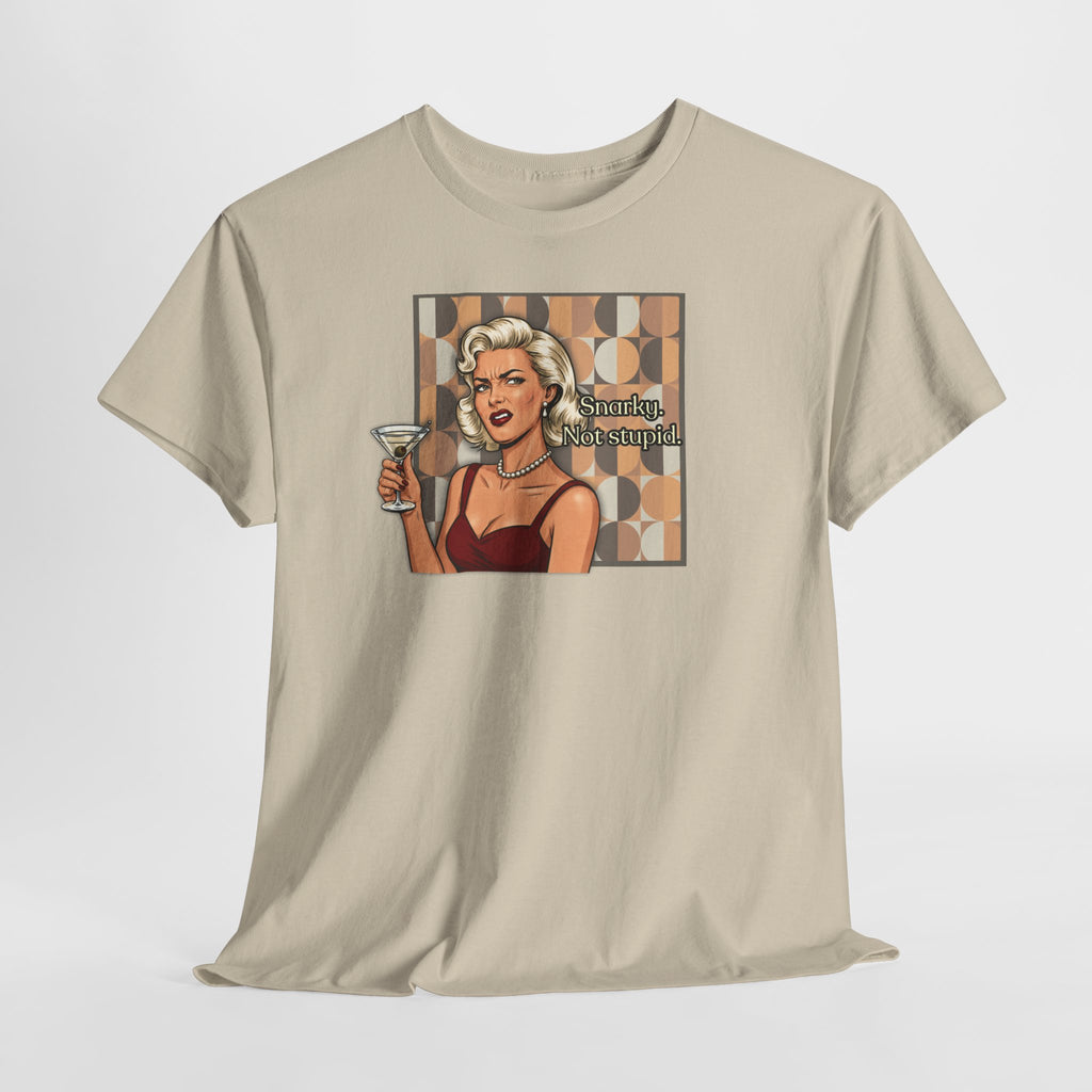 Snarky. Not Stupid. Retro T-Shirt — Vintage Style Mood Swings Graphic Tee