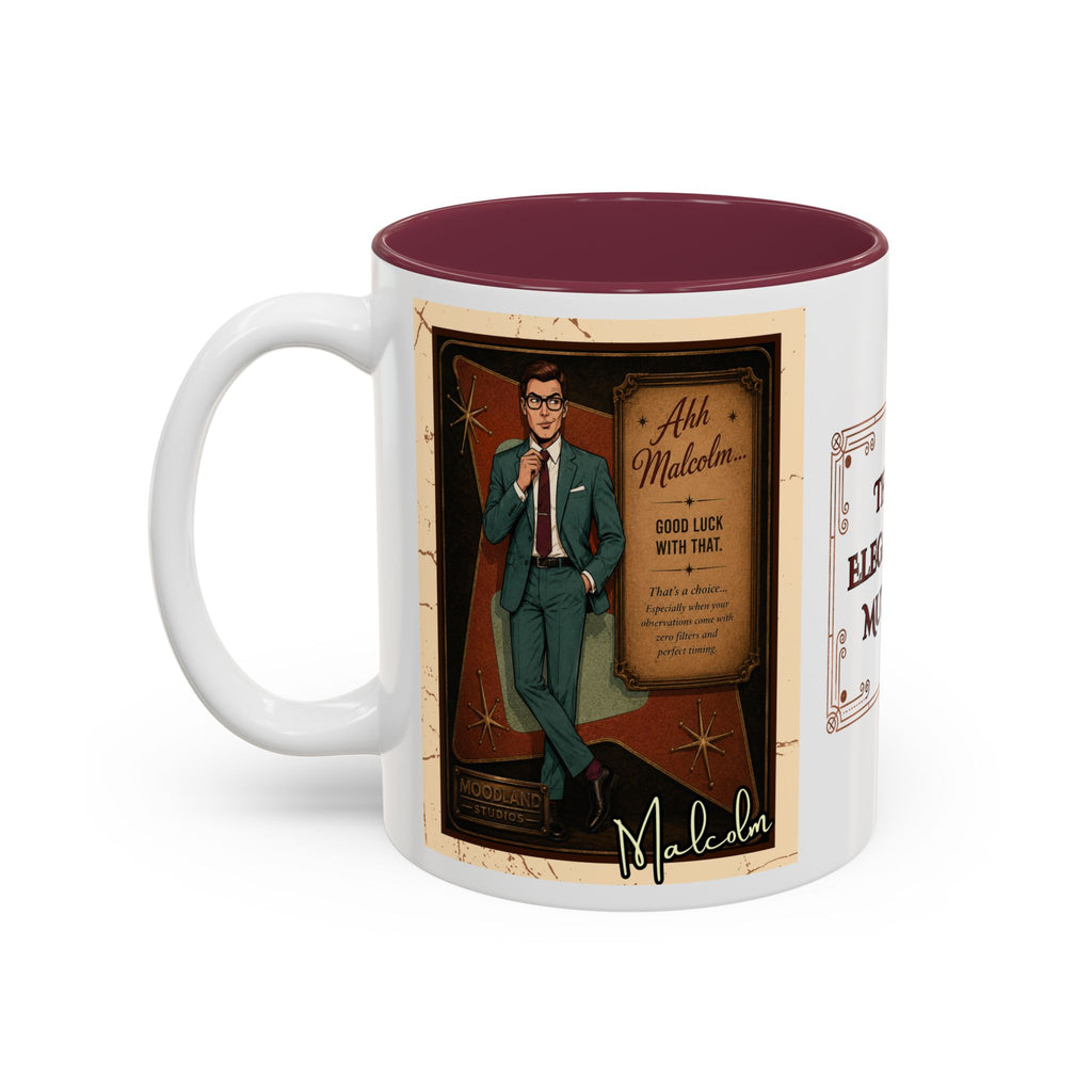 Malcolm Accent Mug — Two Tone Coffee Cup (11oz)