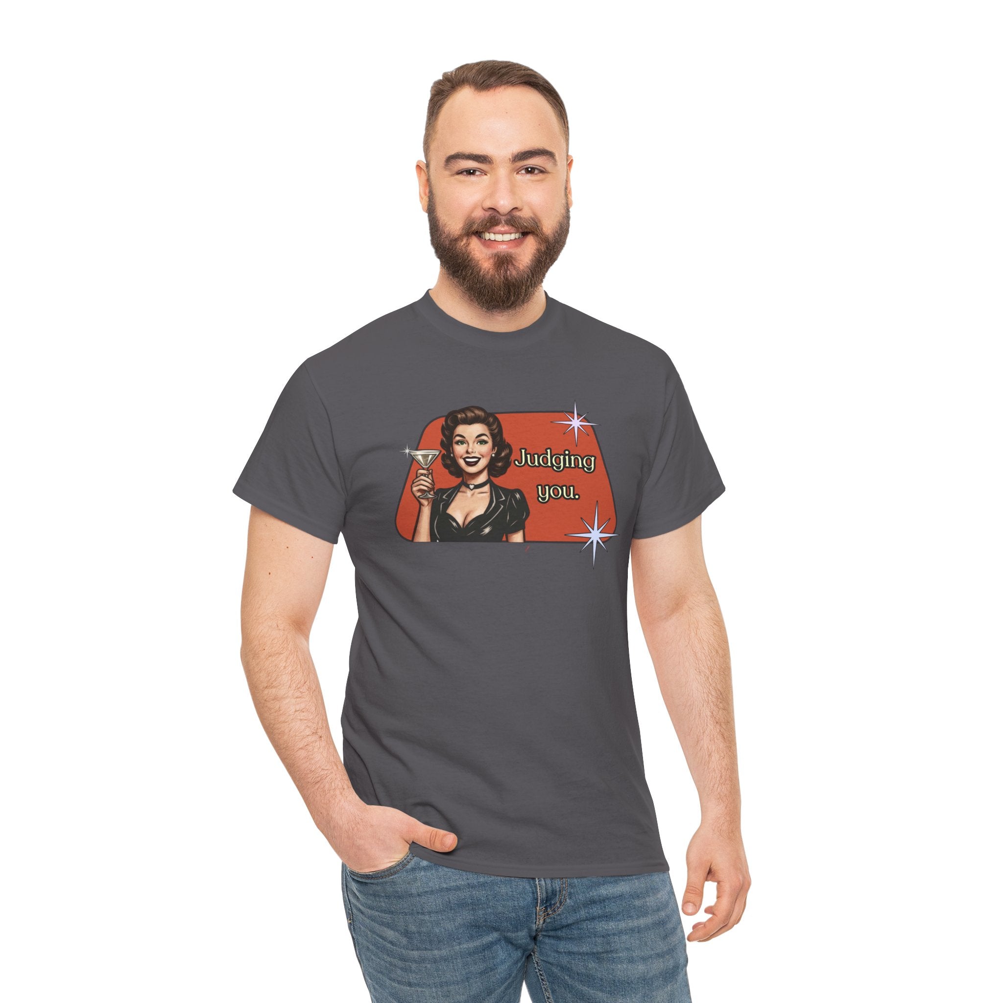 Judging You Retro T-Shirt — Vintage Style Graphic Tee