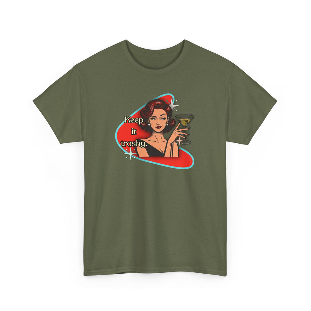Keep it Trashy Retro Tee – Vintage Style Graphic Tee