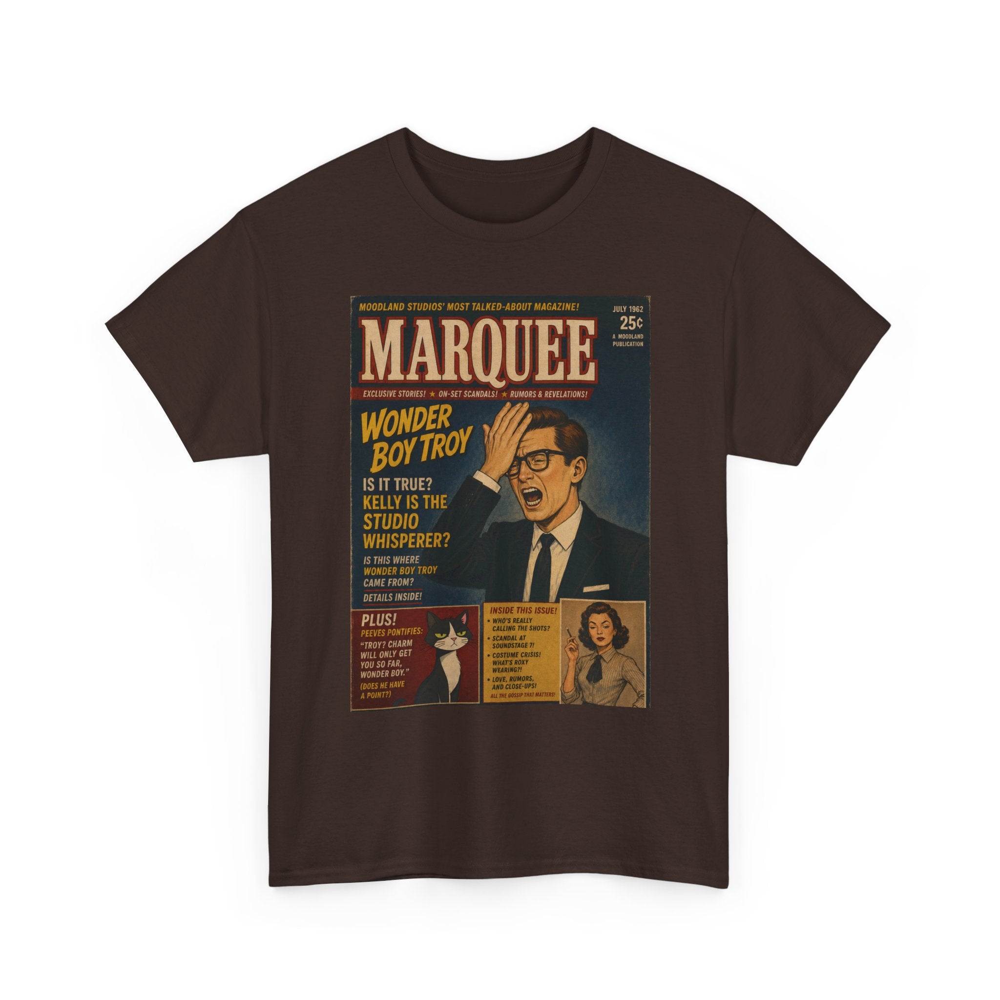 Moodland Studios Retro T-Shirt — Marquee Magazine Vintage Graphic Tee