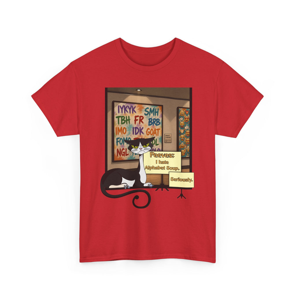 Peeves: Alphabet Soup T-Shirt — Museum Curator Graphic Tee
