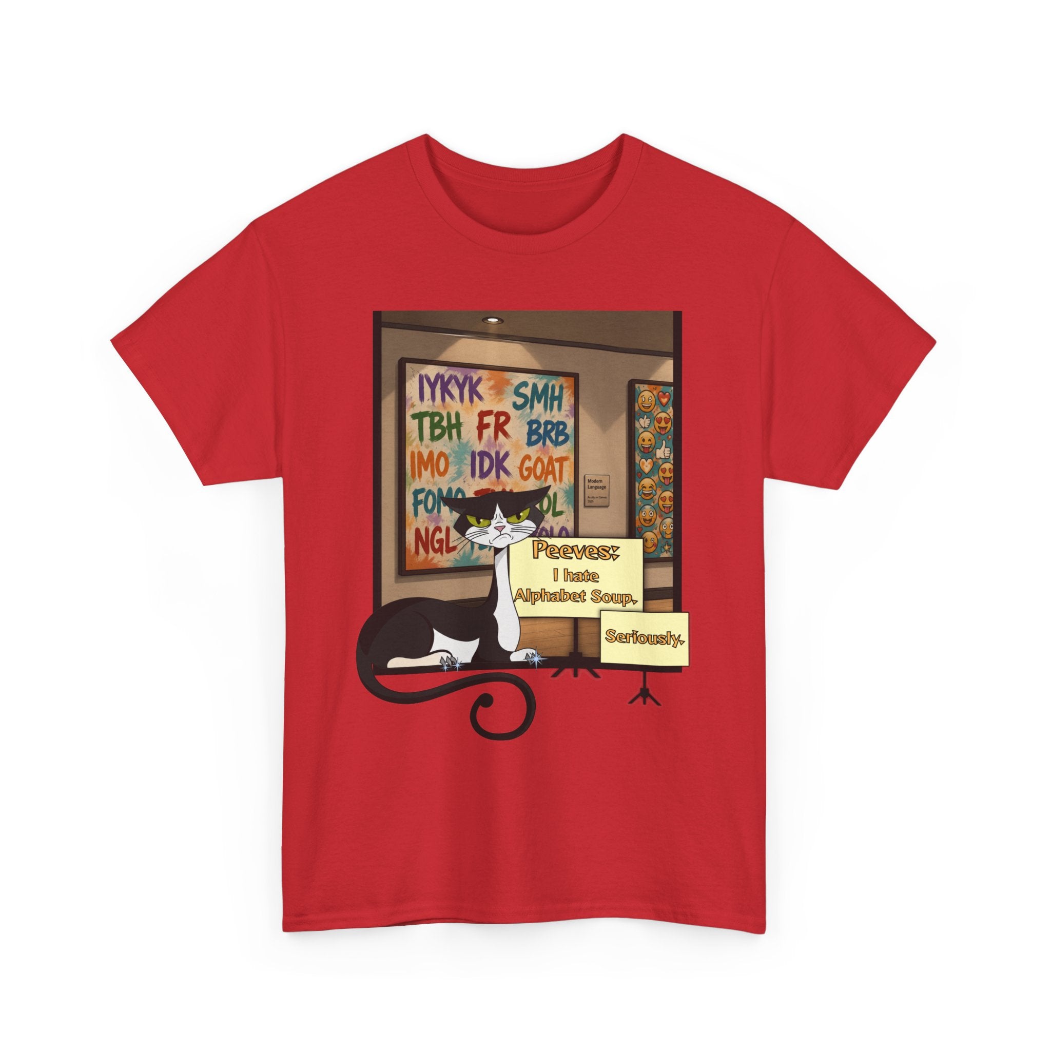 Peeves: Alphabet Soup T-Shirt — Museum Curator Graphic Tee