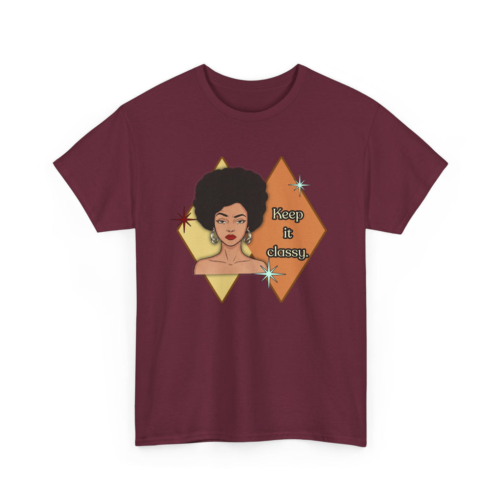 Keep It Classy Retro Tee — Vintage Style Graphic Tee