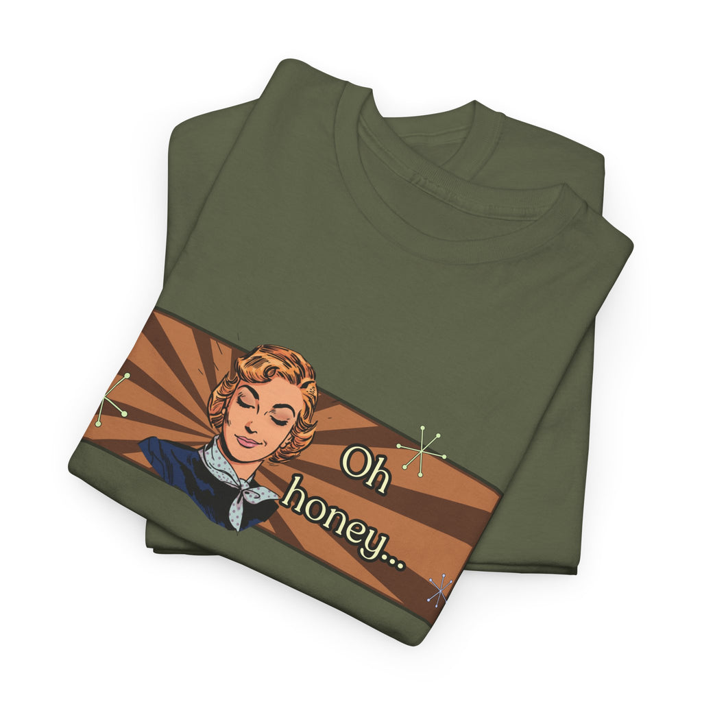 Oh Honey Retro Tee -  Vintage Style Graphic Tee