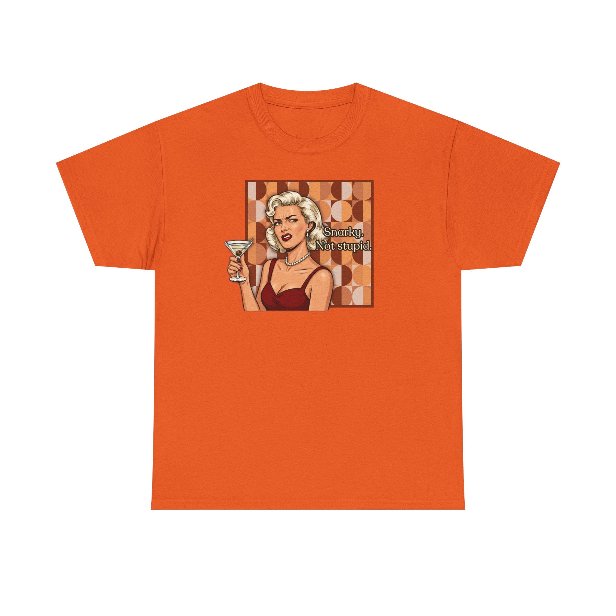 Snarky. Not Stupid. Retro T-Shirt — Vintage Style Mood Swings Graphic Tee