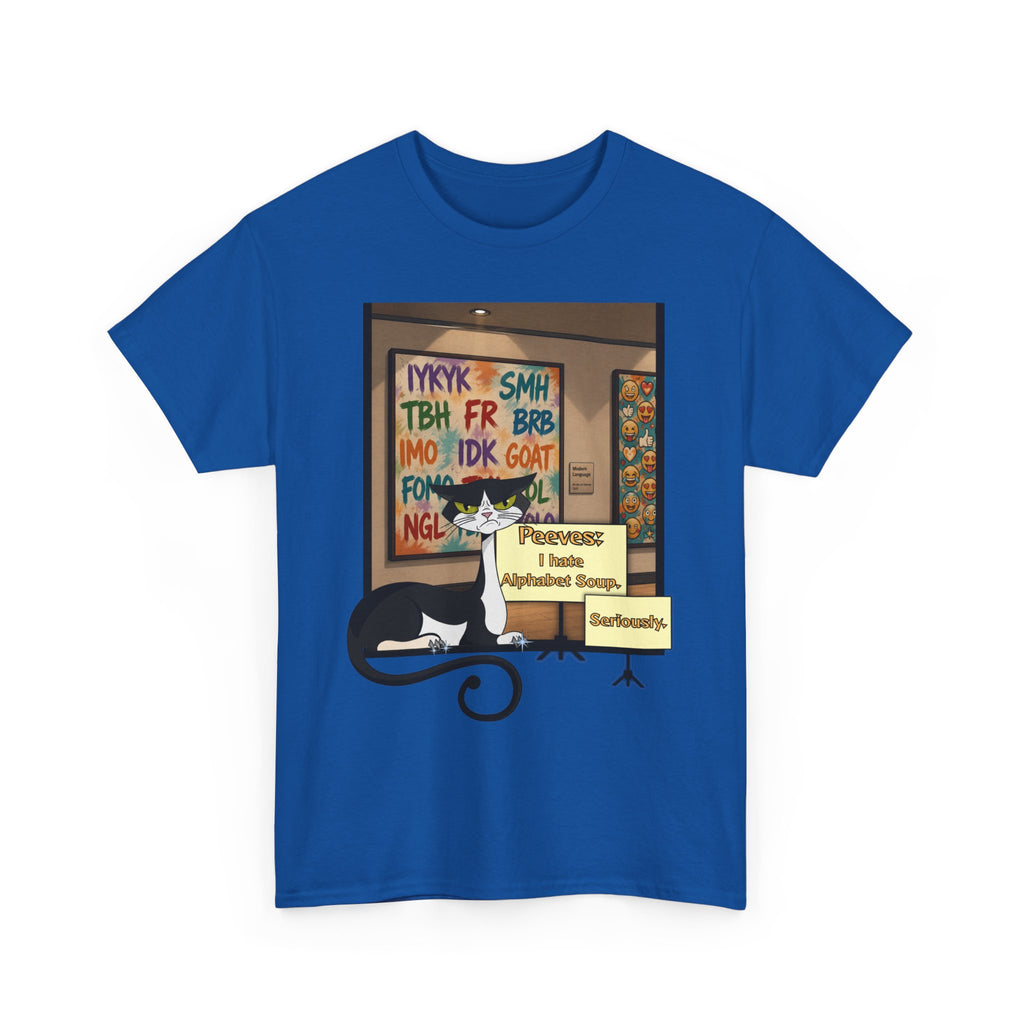 Peeves: Alphabet Soup T-Shirt — Museum Curator Graphic Tee