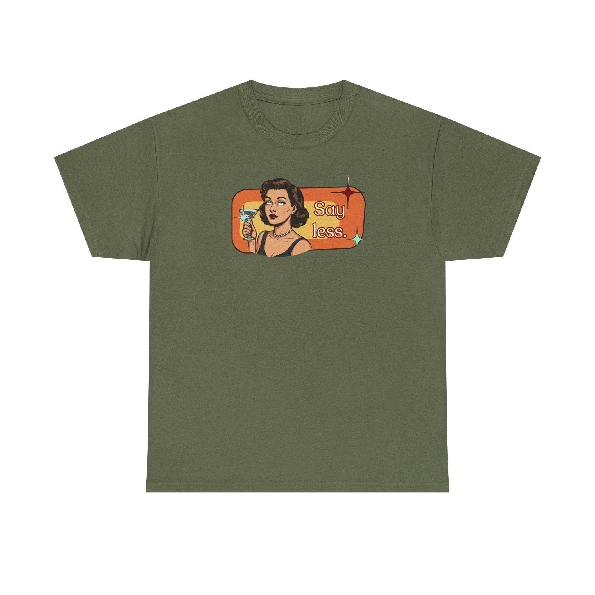 Say Less Retro Tee — Vintage Style Graphic Tee