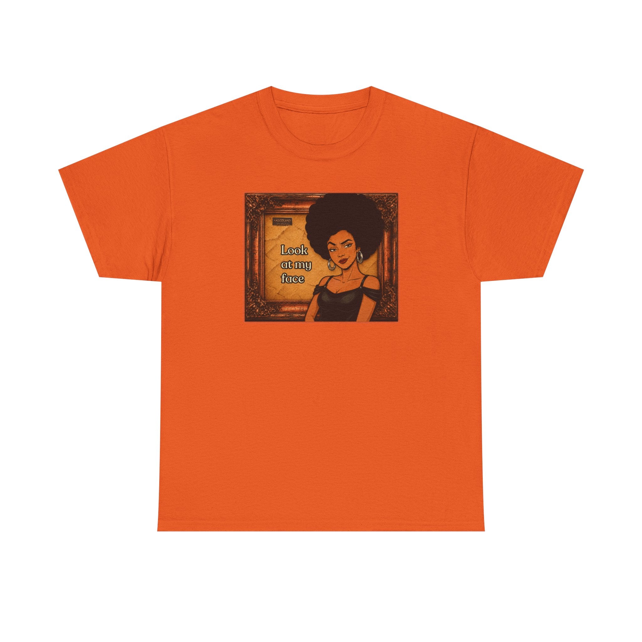 Look at My Face Retro T-Shirt — Vintage Style Sheila Mood Graphic Tee