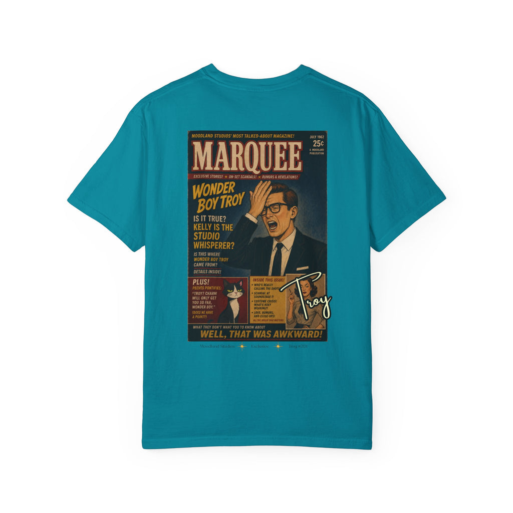 Moodland Studios Marquee Retro T-Shirt  —  Vintage Wonder Boy Troy Poster Tee