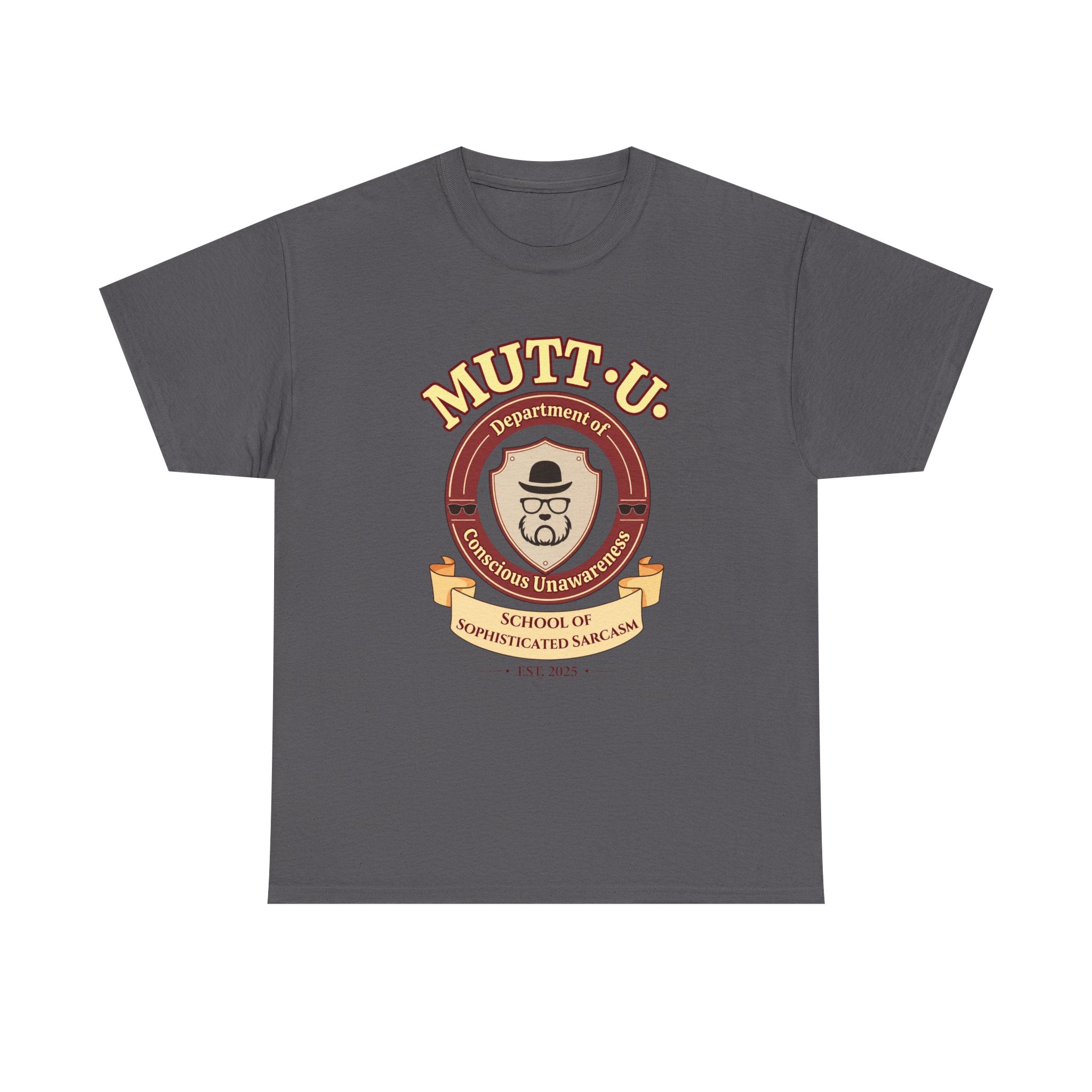 Mutt U Campus T-Shirt - Dept of Conscious Unawareness Mutt Logo Graphic Tee