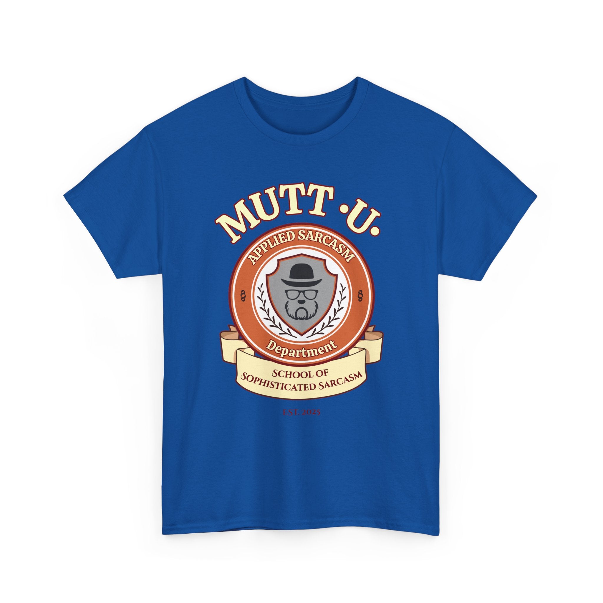 Mutt U Campus T-Shirt  —  School of Sophisticated Sarcasm Mutt Logo Graphic Tee