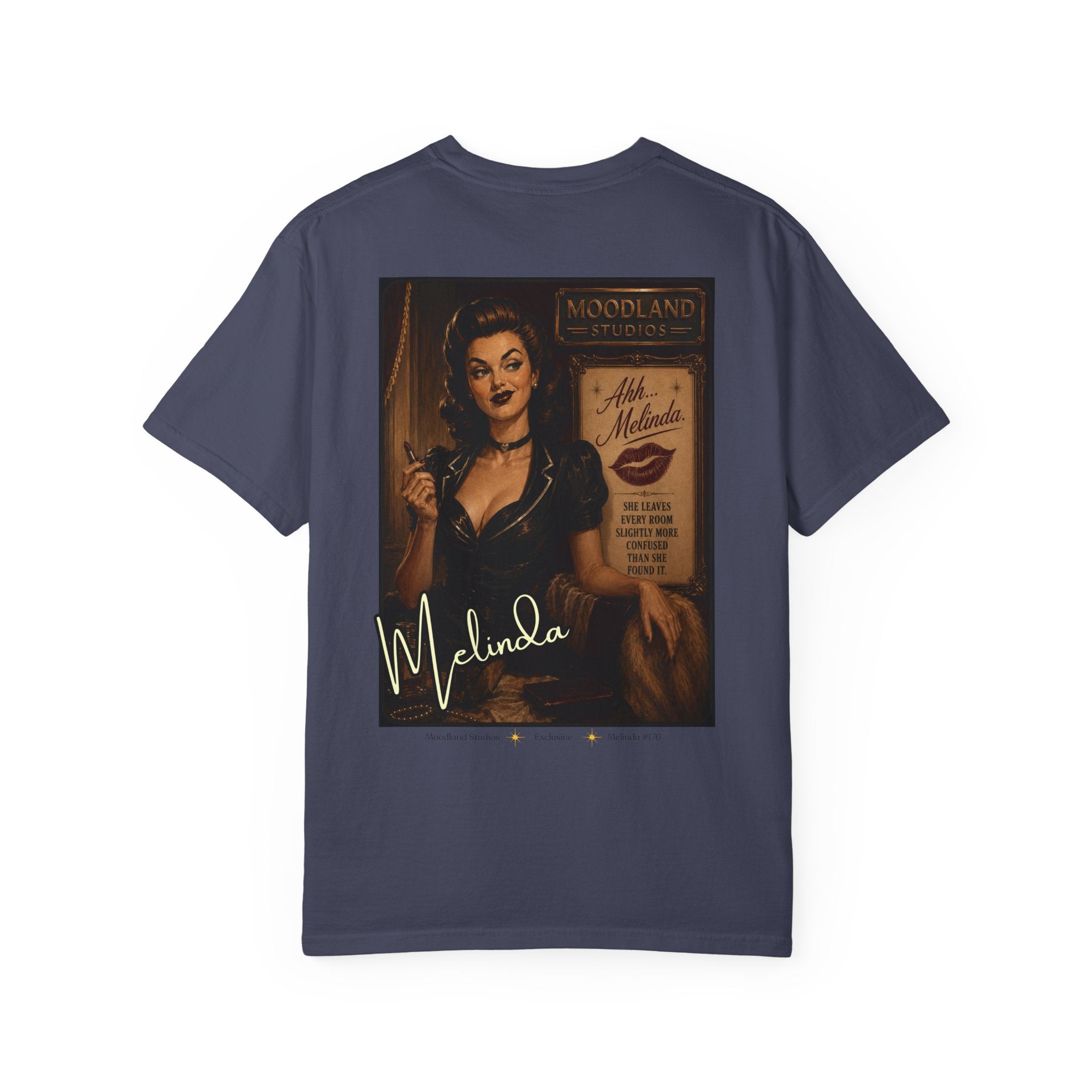 Moodland Studios Melinda Retro T-Shirt  -  Vintage Studio Poster Tee