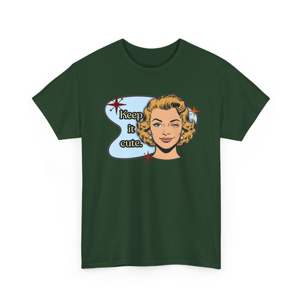 Keep It Cute Retro Tee — Vintage Style Graphic Tee