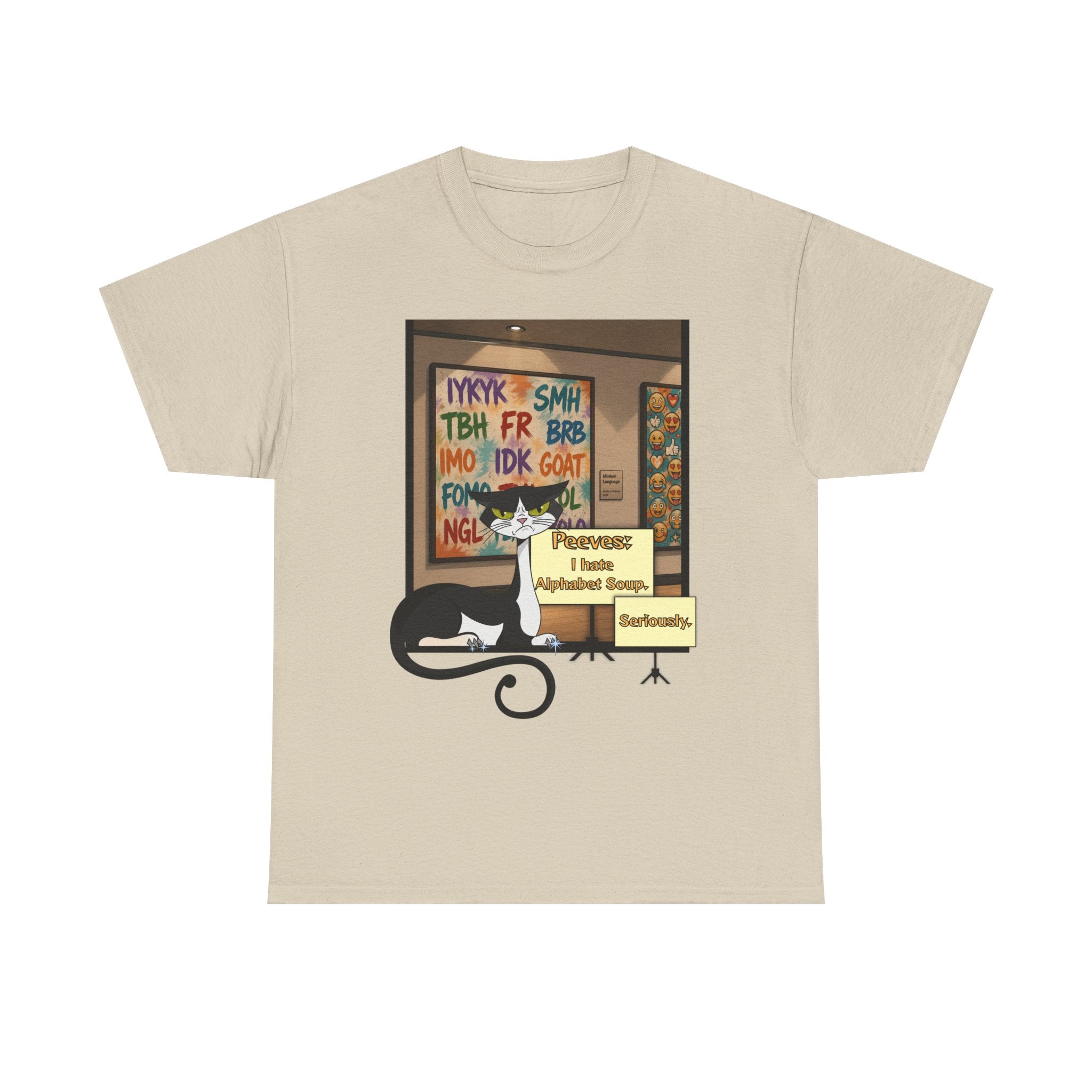 Peeves: Alphabet Soup T-Shirt — Museum Curator Graphic Tee