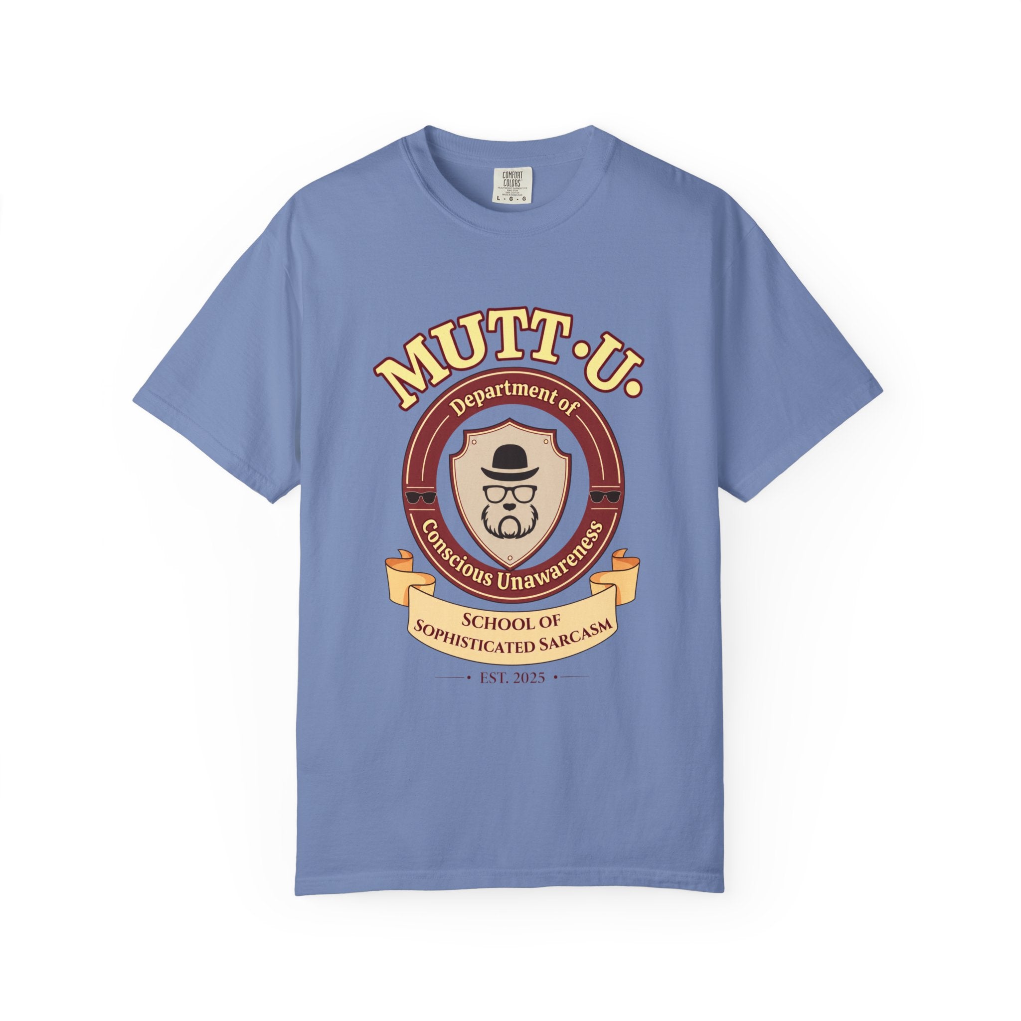 Mutt-U Campus T-Shirt - Dept of Conscious Unawareness Refined Graphic Tee