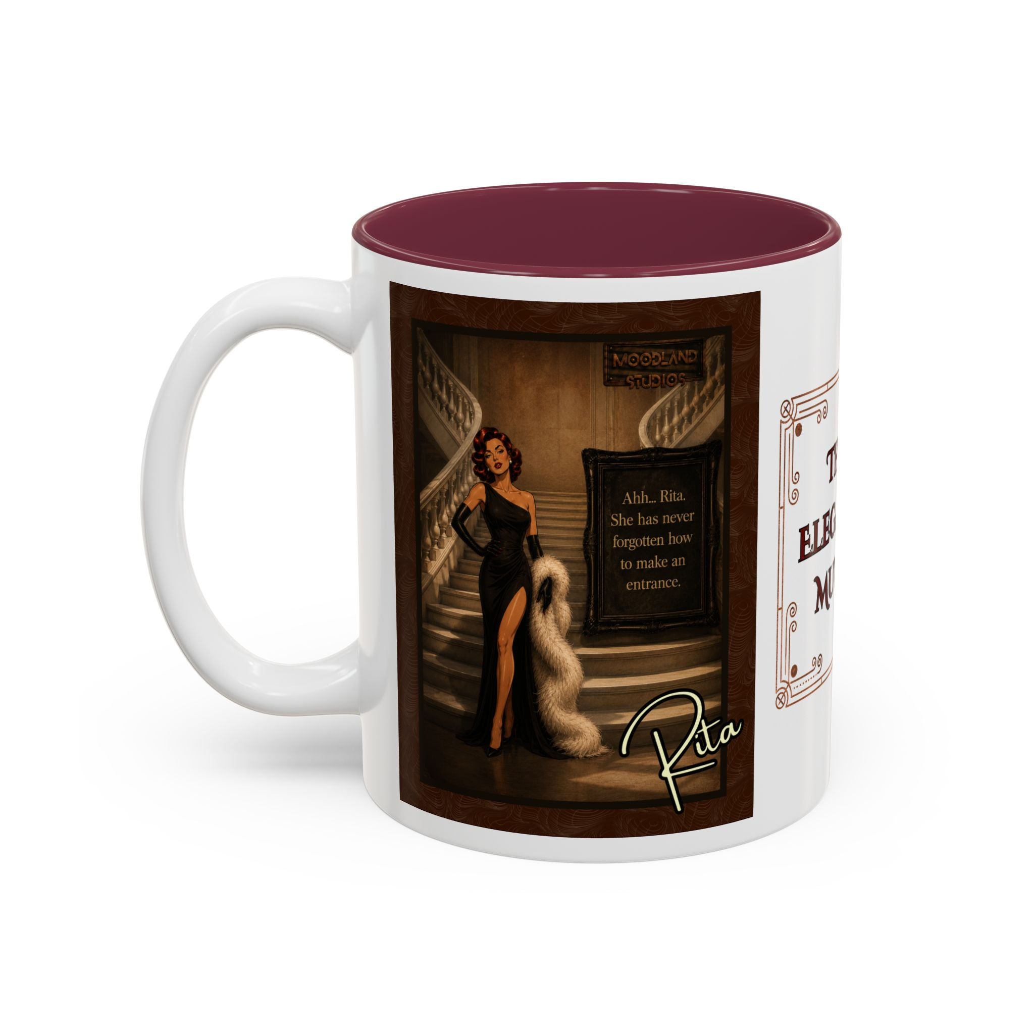 Rita Accent Mug – Vintage Coffee Cup (11oz)