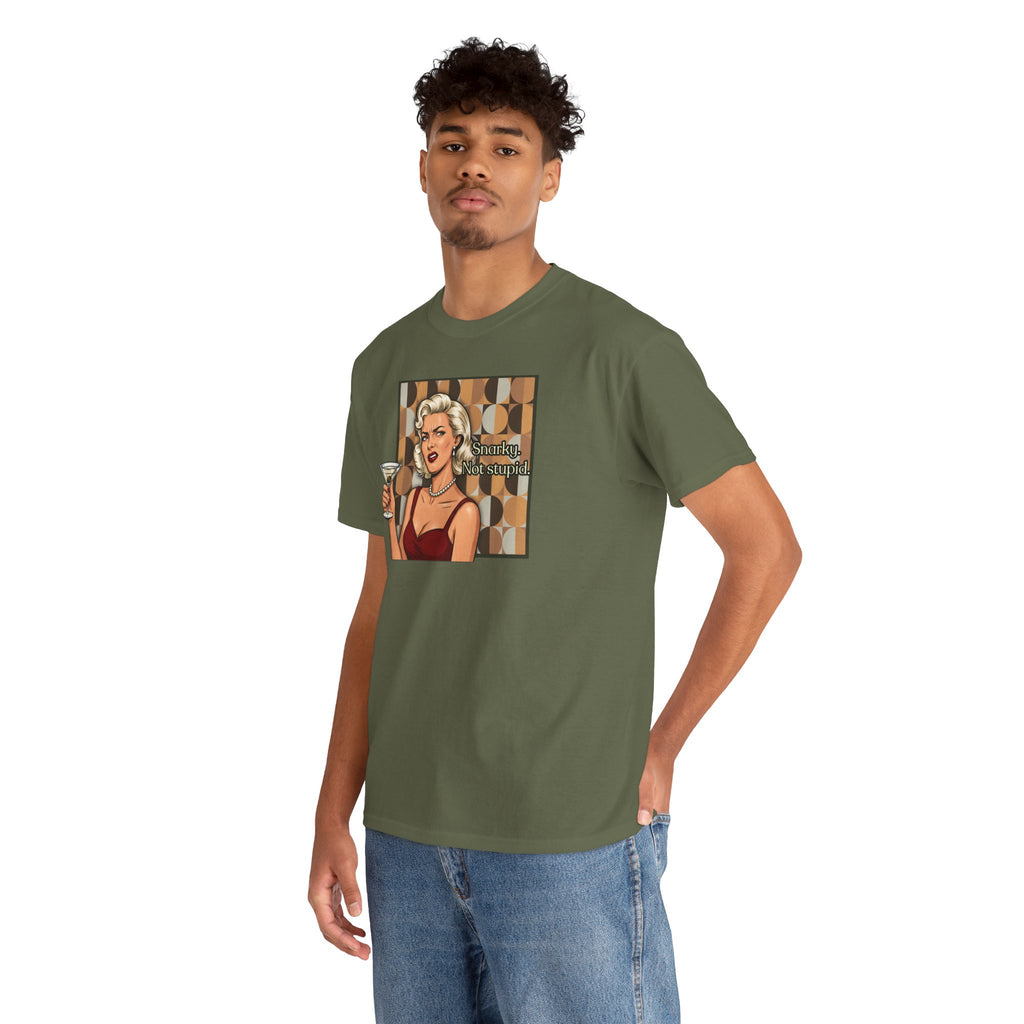Snarky. Not Stupid. Retro T-Shirt — Vintage Style Mood Swings Graphic Tee