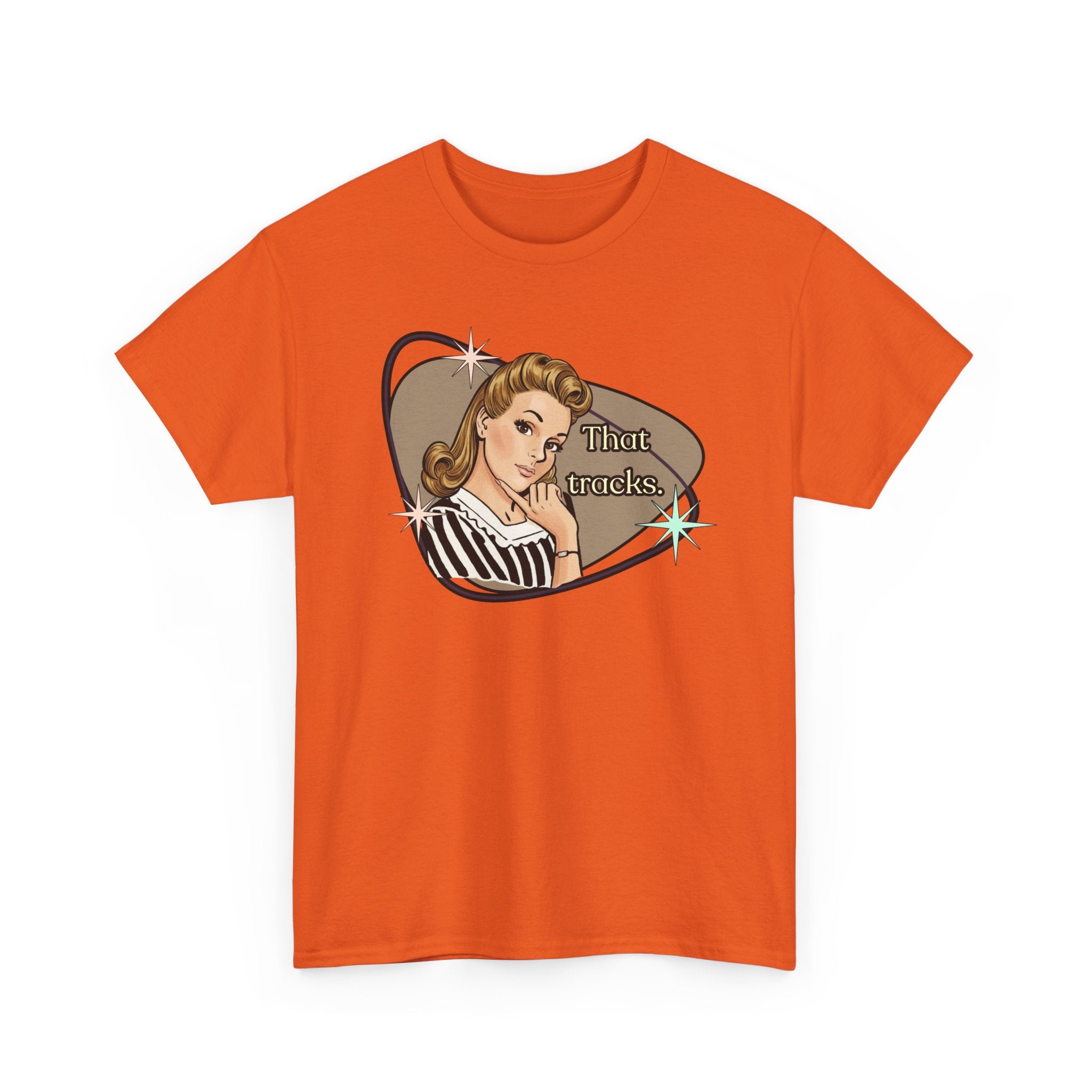 That Tracks Retro T-Shirt  —  Vintage Style Graphic Tee