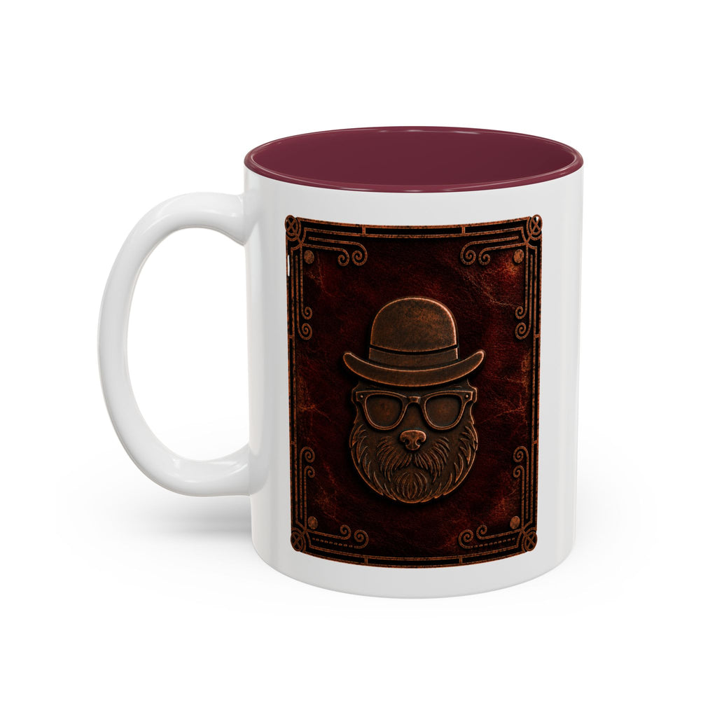 Motivational Vintage Quote Mug — Two-Tone Accent Coffee Cup (11oz/15oz)