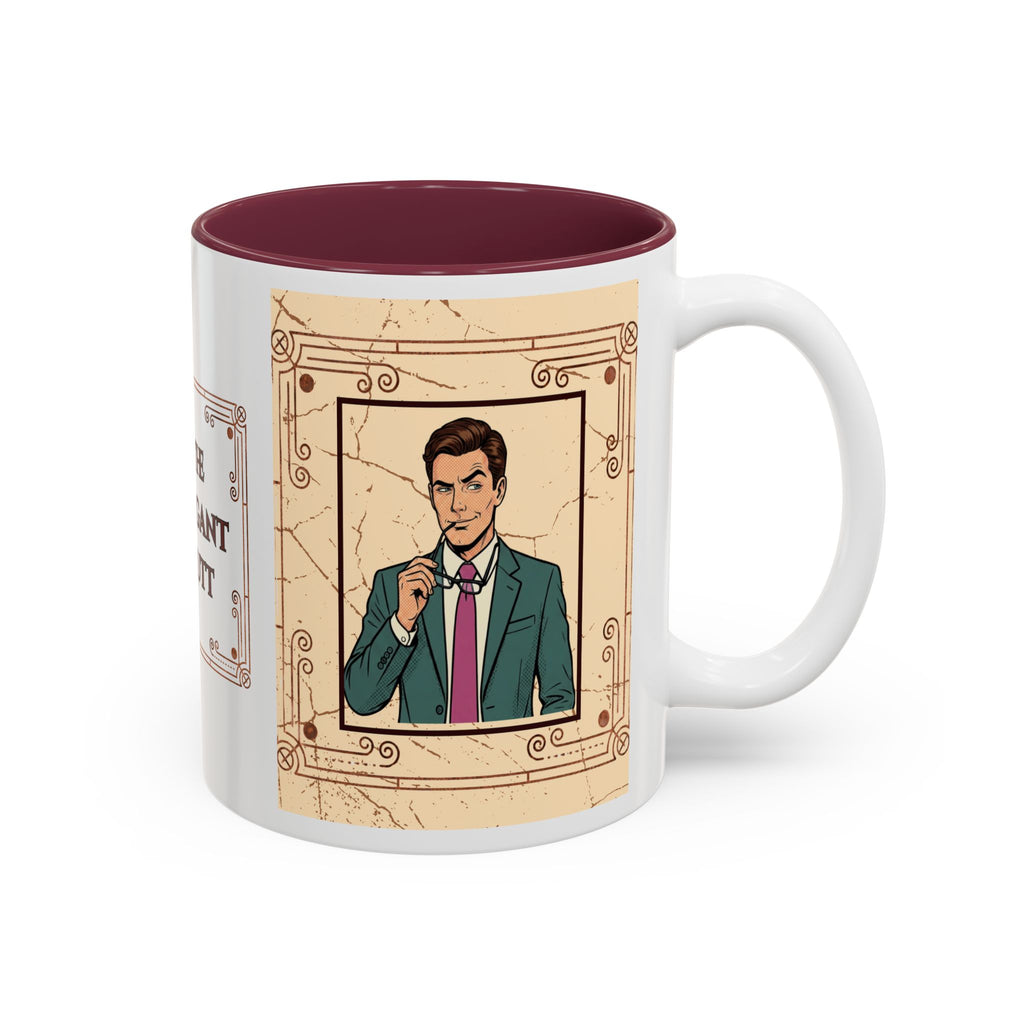 Malcolm Accent Mug — Two Tone Coffee Cup (11oz)